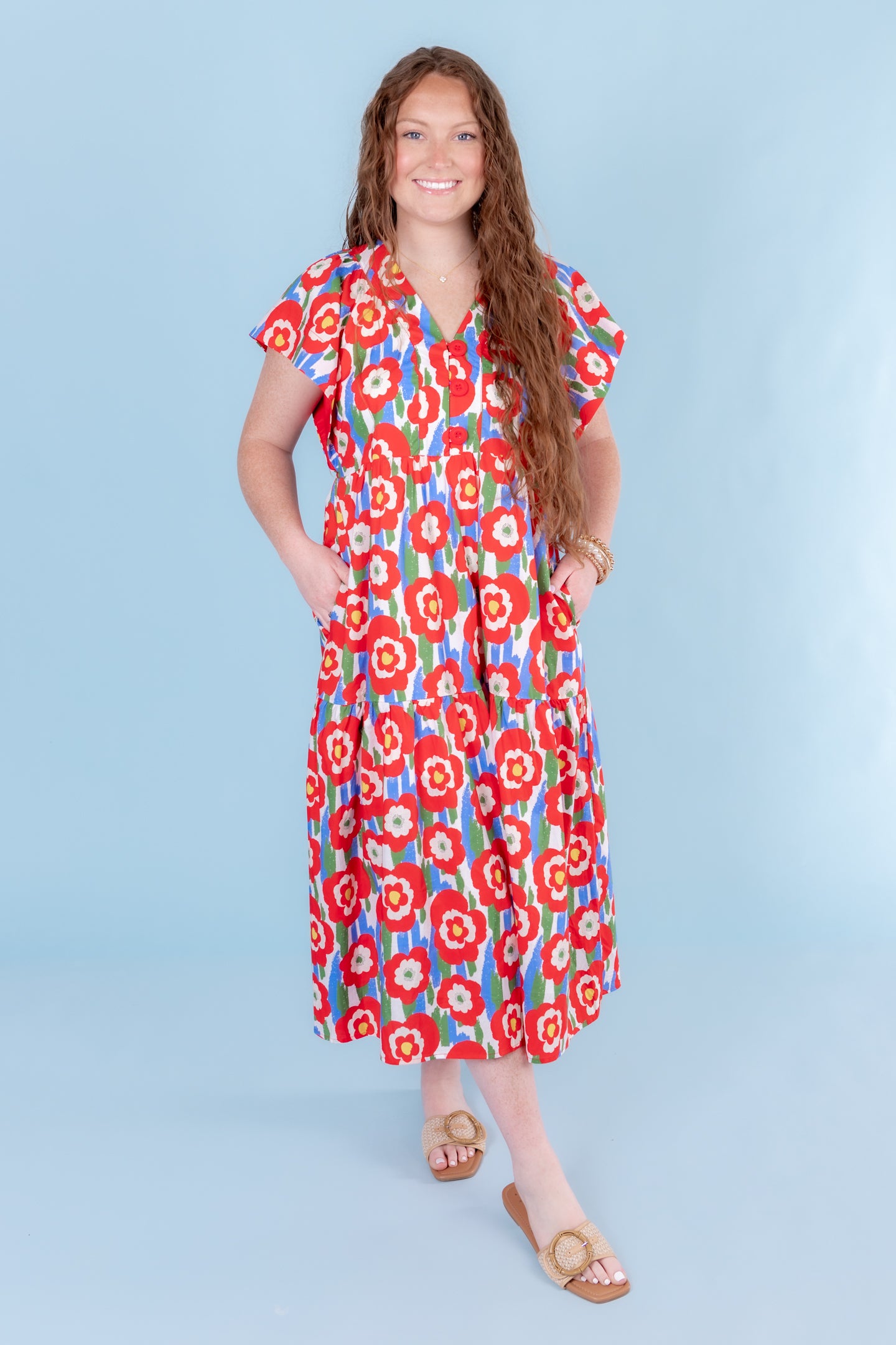 The Roses Midi Dress