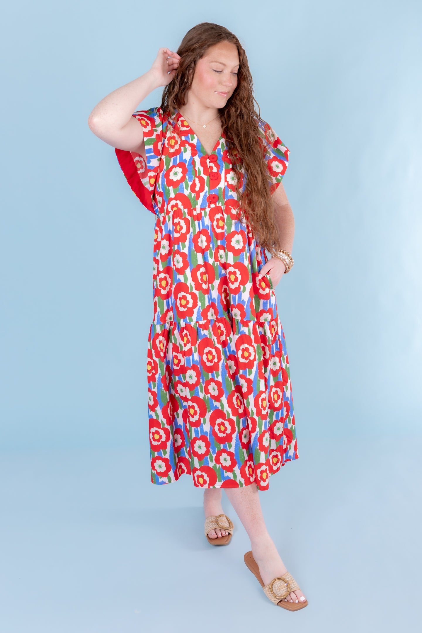 The Roses Midi Dress