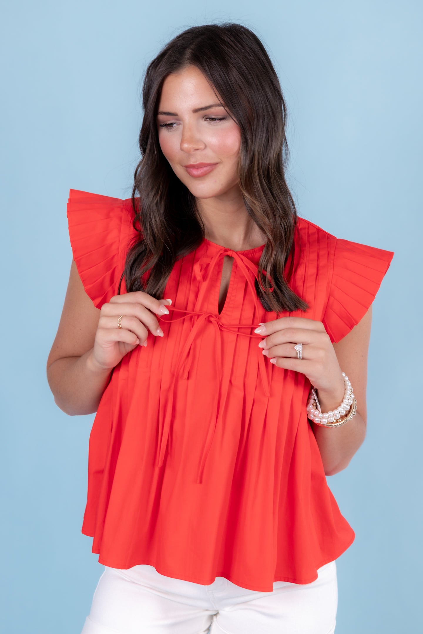 Cherry Crush Poplin Top