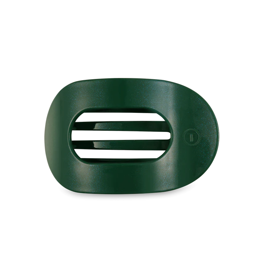 Teleties | Mistletoe Medium Flat Round Clip