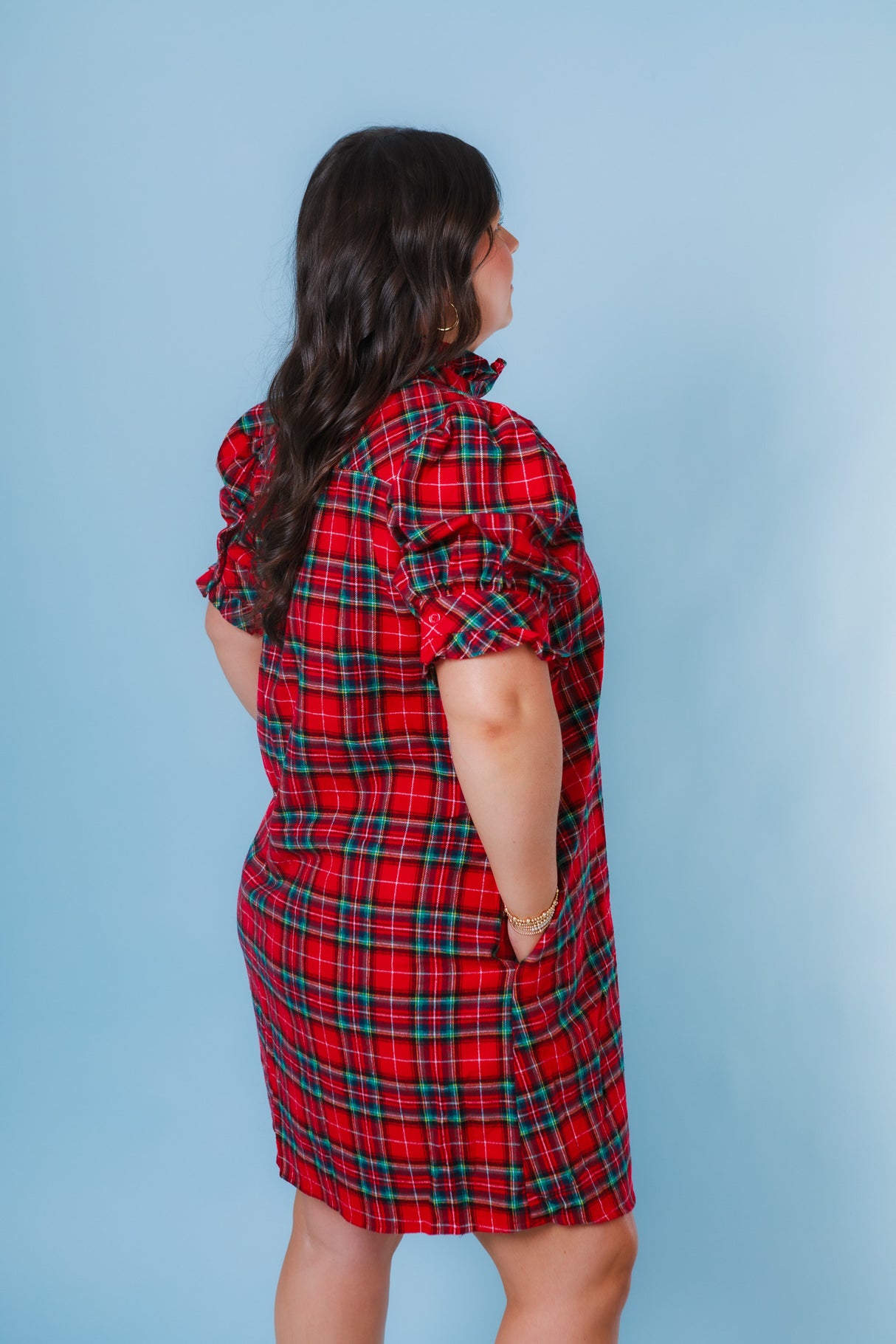 The Sugarplum Plaid Dress