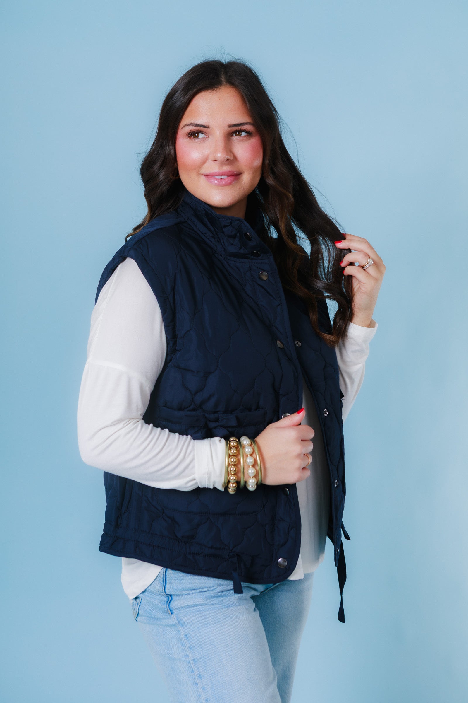 The Detail Quilted Puffer Vest