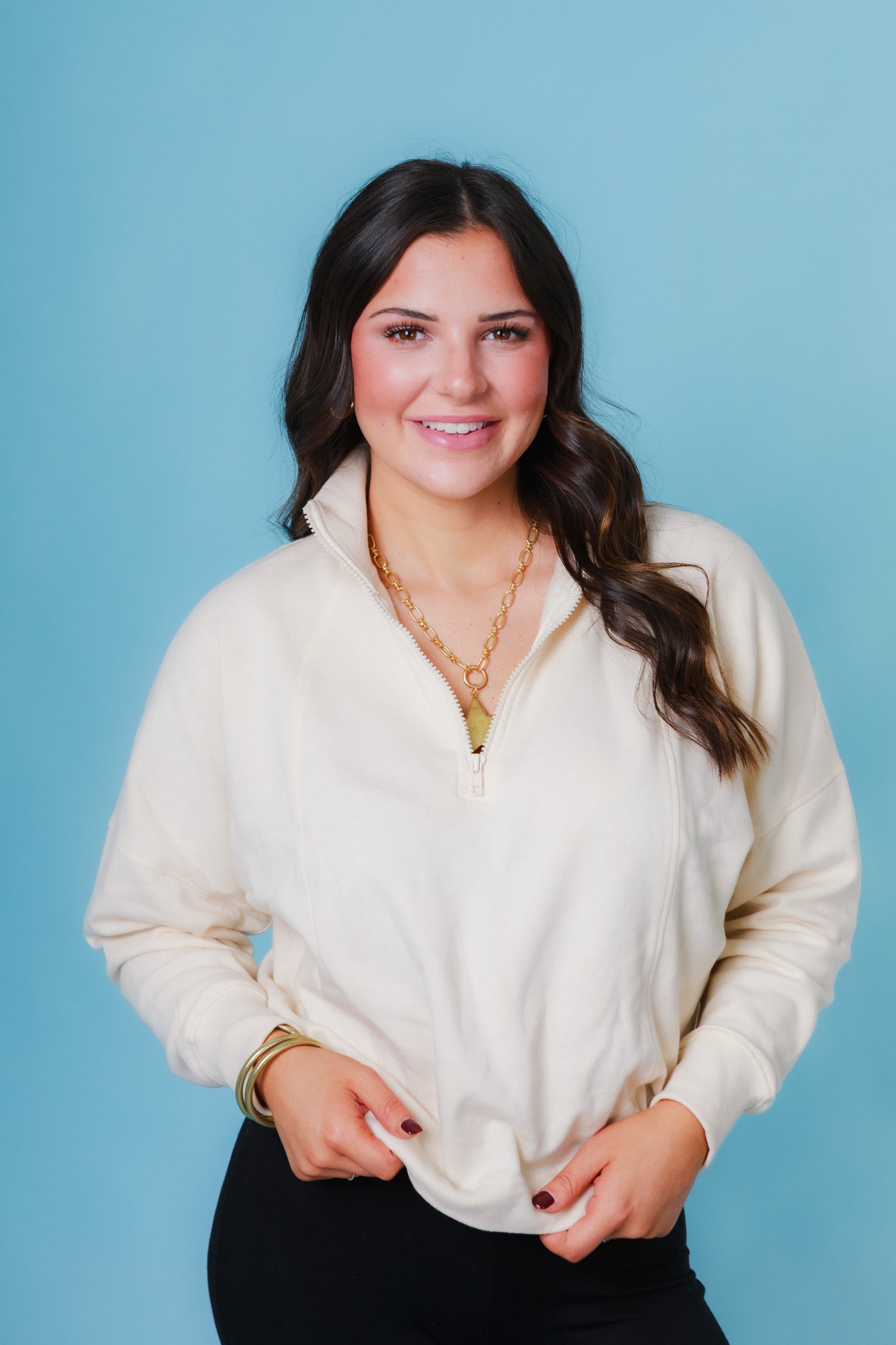 Plush Half-zip Fleece Pullover