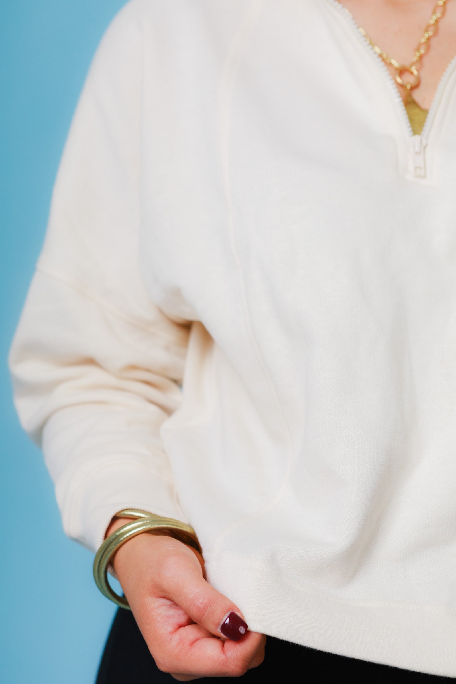 Plush Half-zip Fleece Pullover