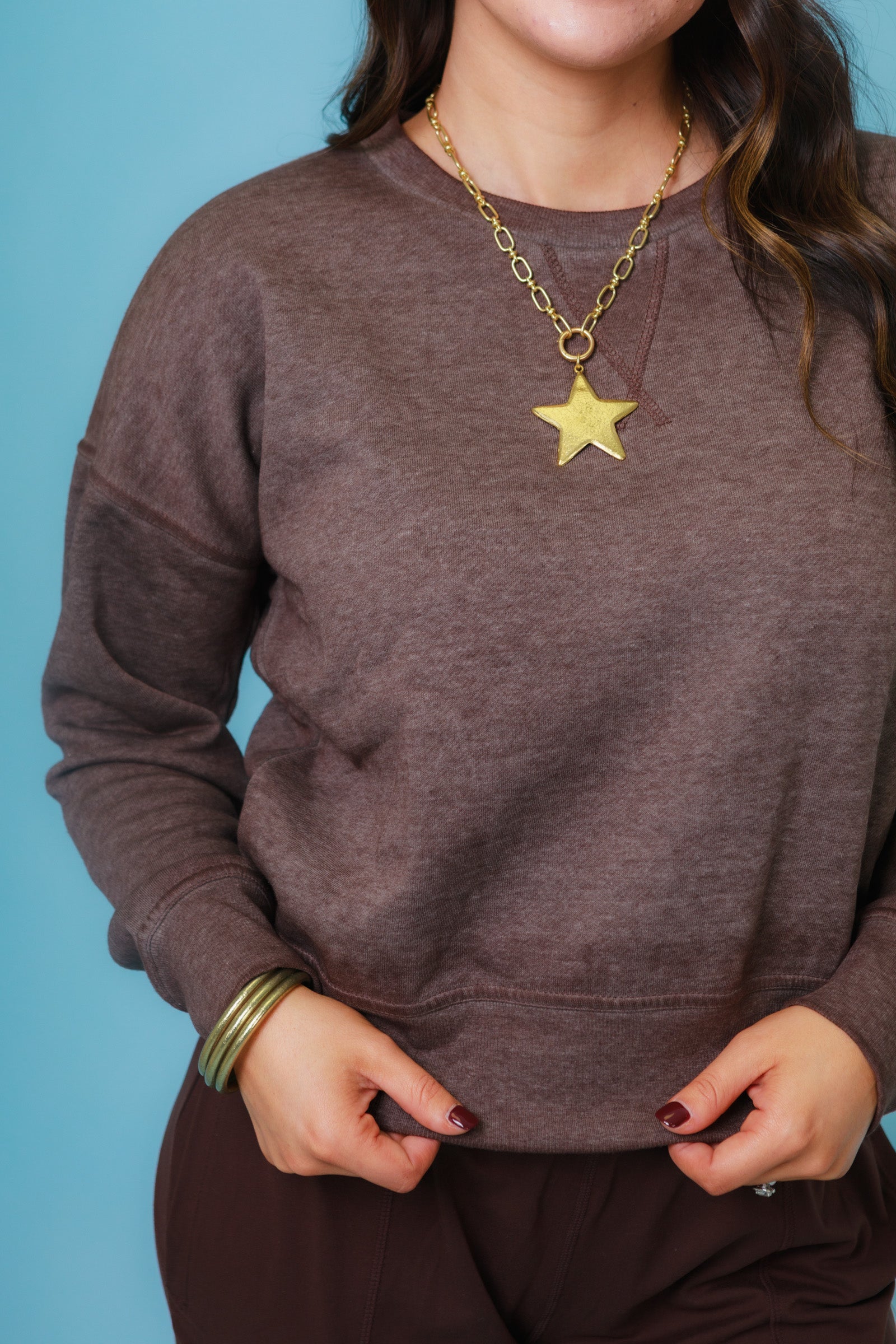 Burned Out Crewneck Sweater