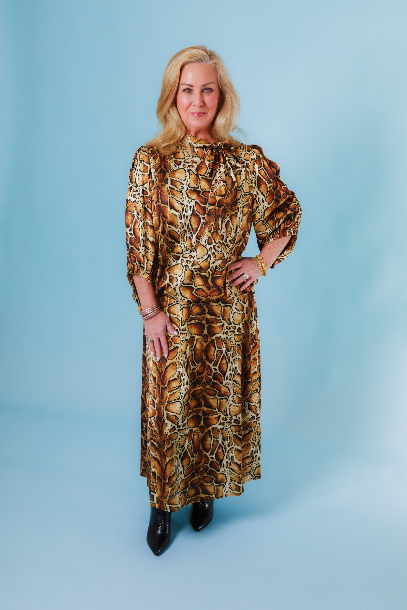 Ivy Jane | Golden Bow Neck Top