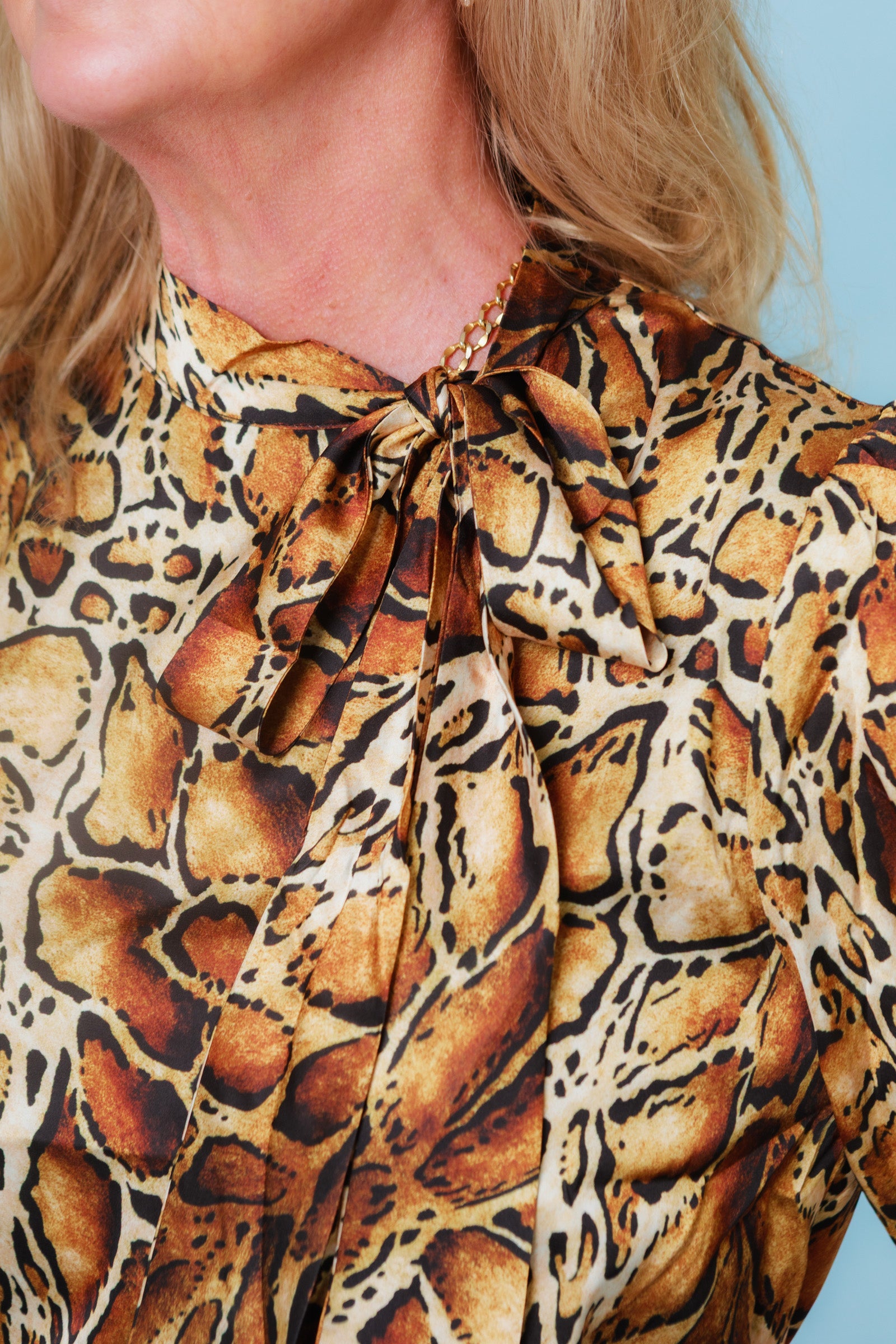 Ivy Jane | Golden Bow Neck Top