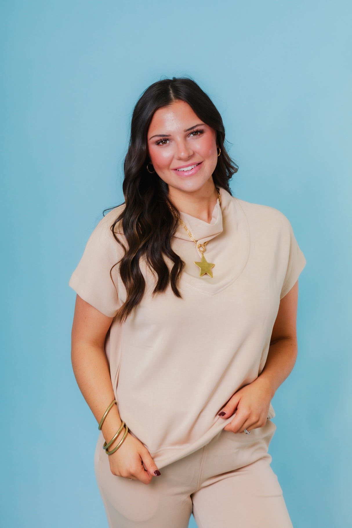Laguna Cowl Neck Top