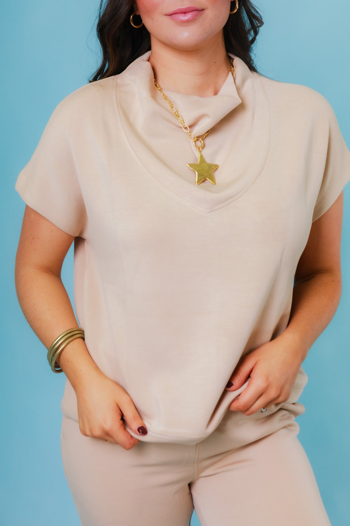 Laguna Cowl Neck Top