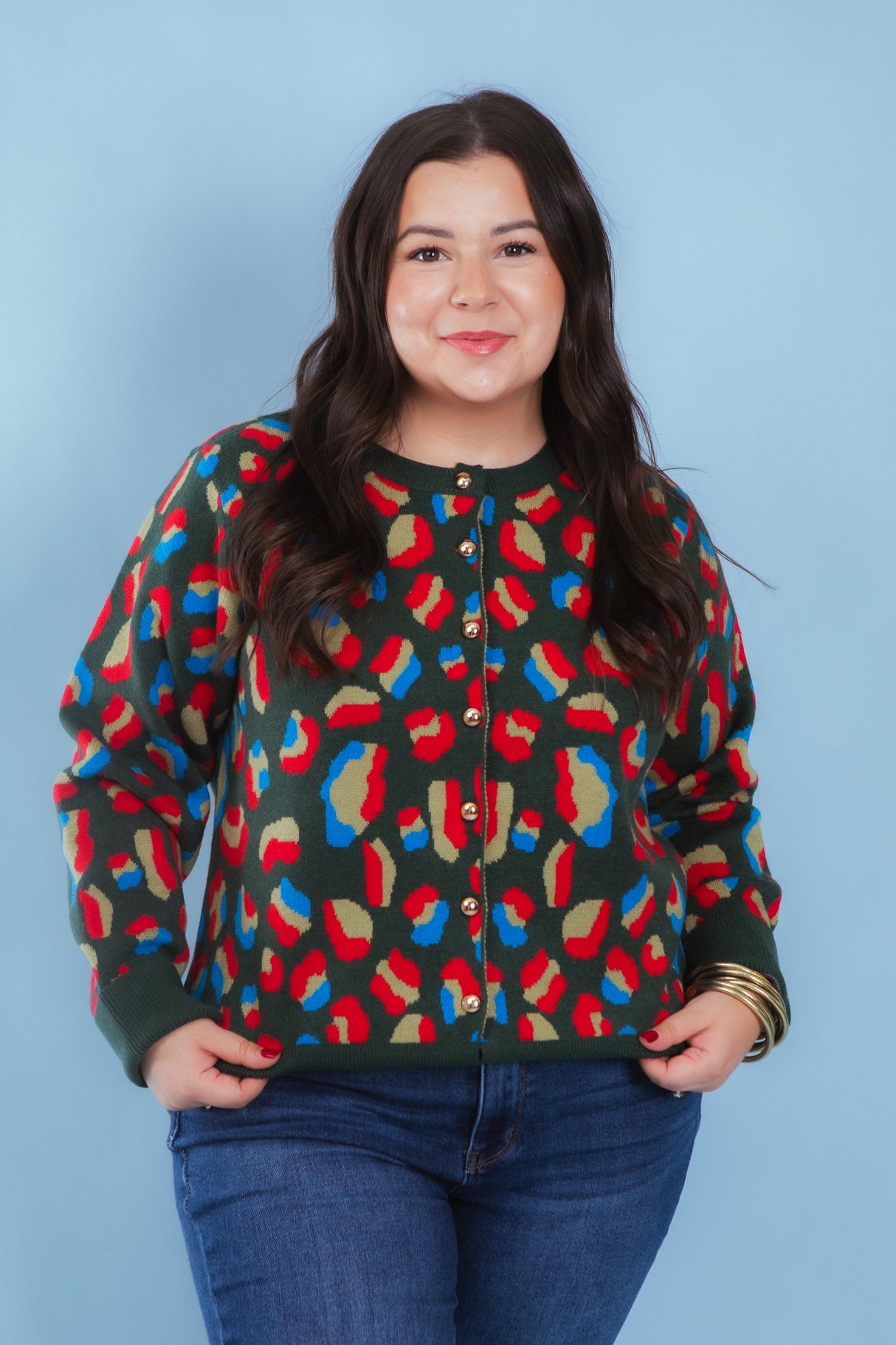 The Savanna Pop Cardigan