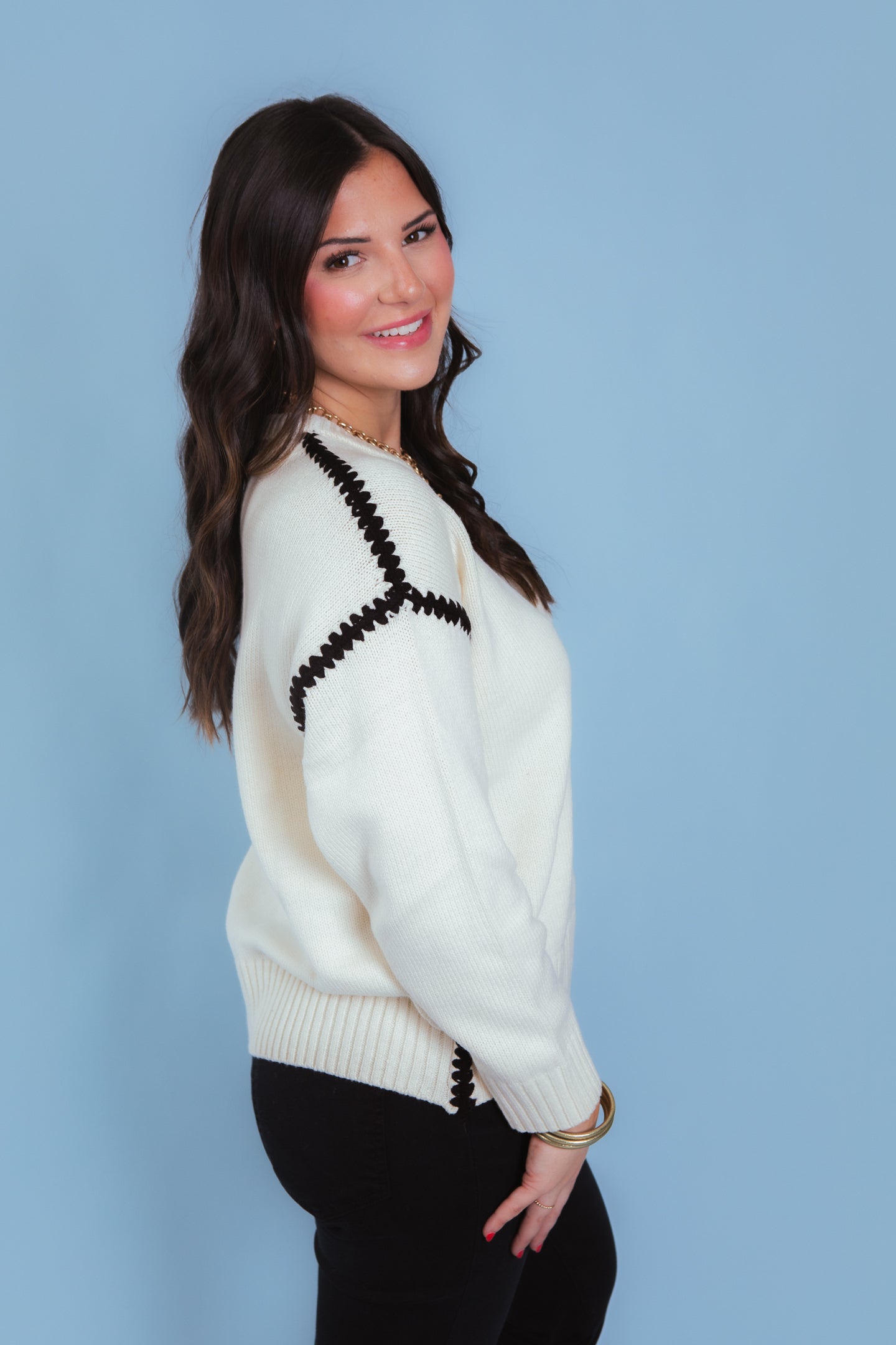 The Stitched Sweater