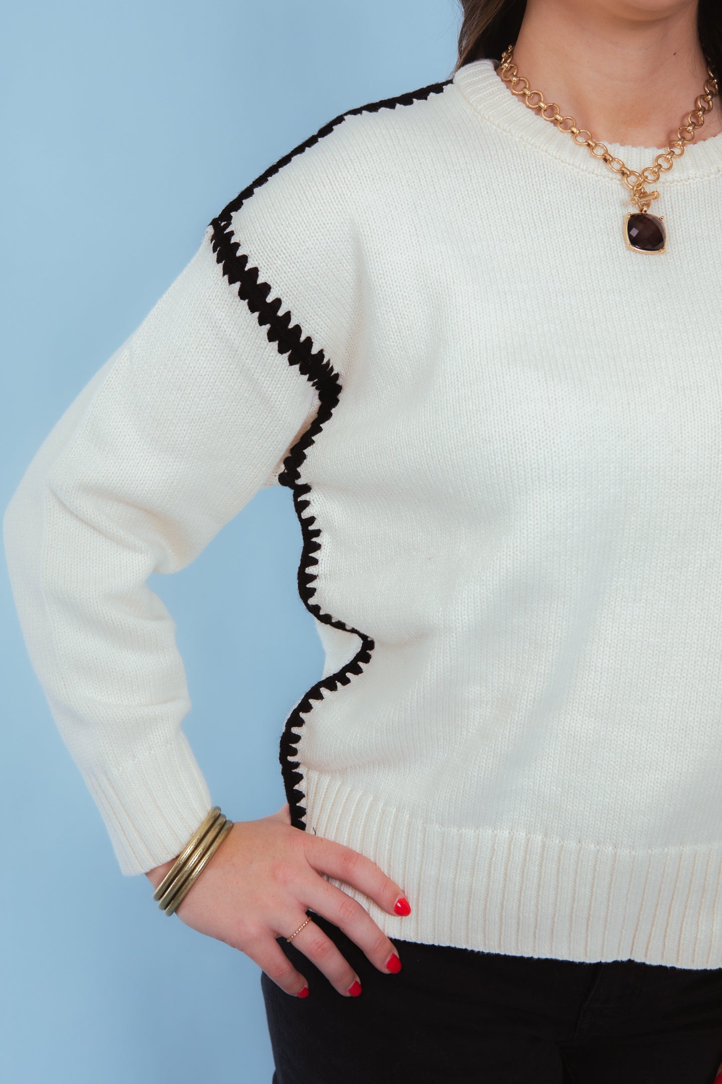 The Stitched Sweater