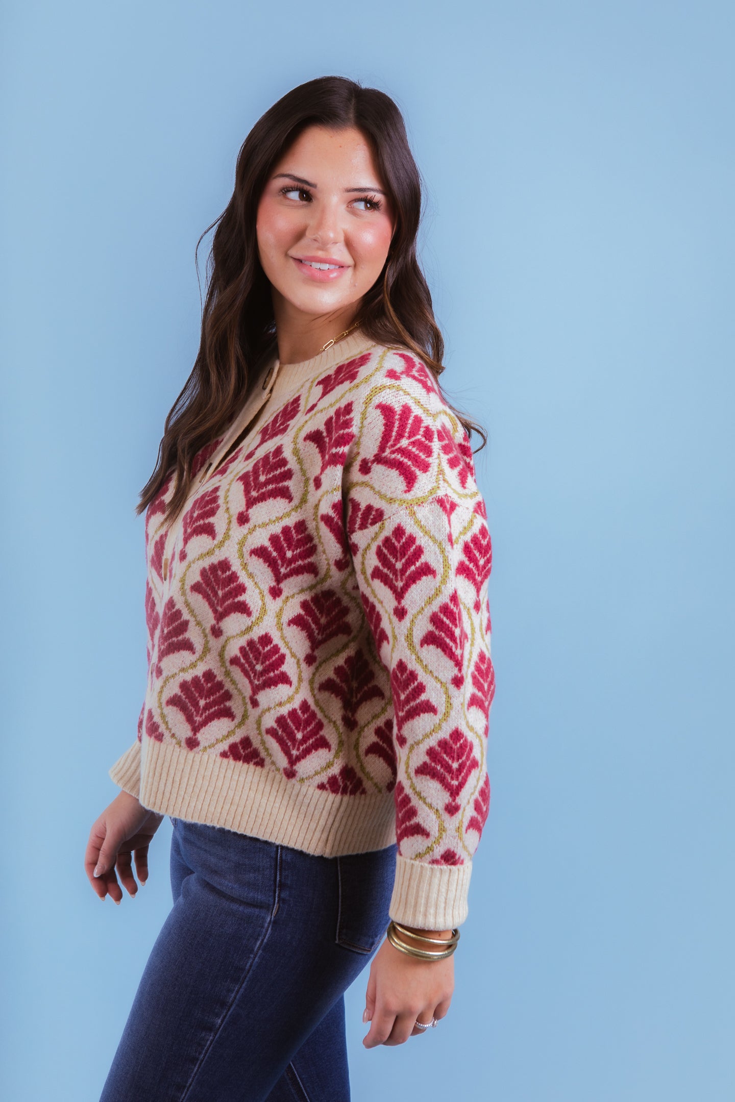 The Color Me Berry Cardigan