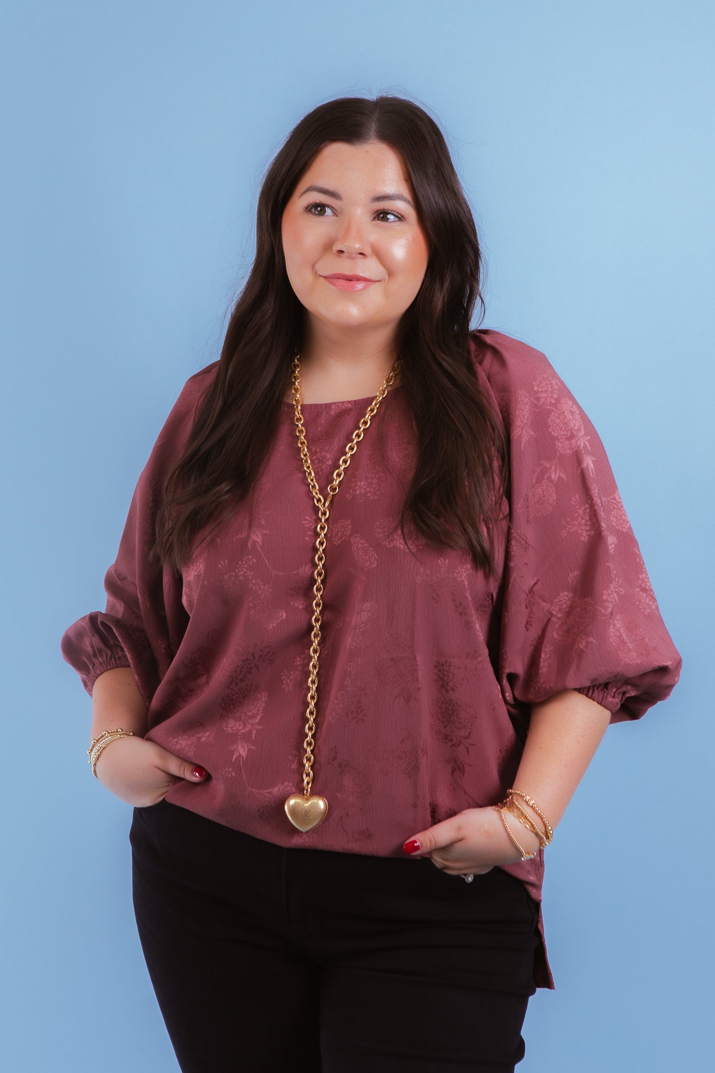 The Ember Rose Blouse
