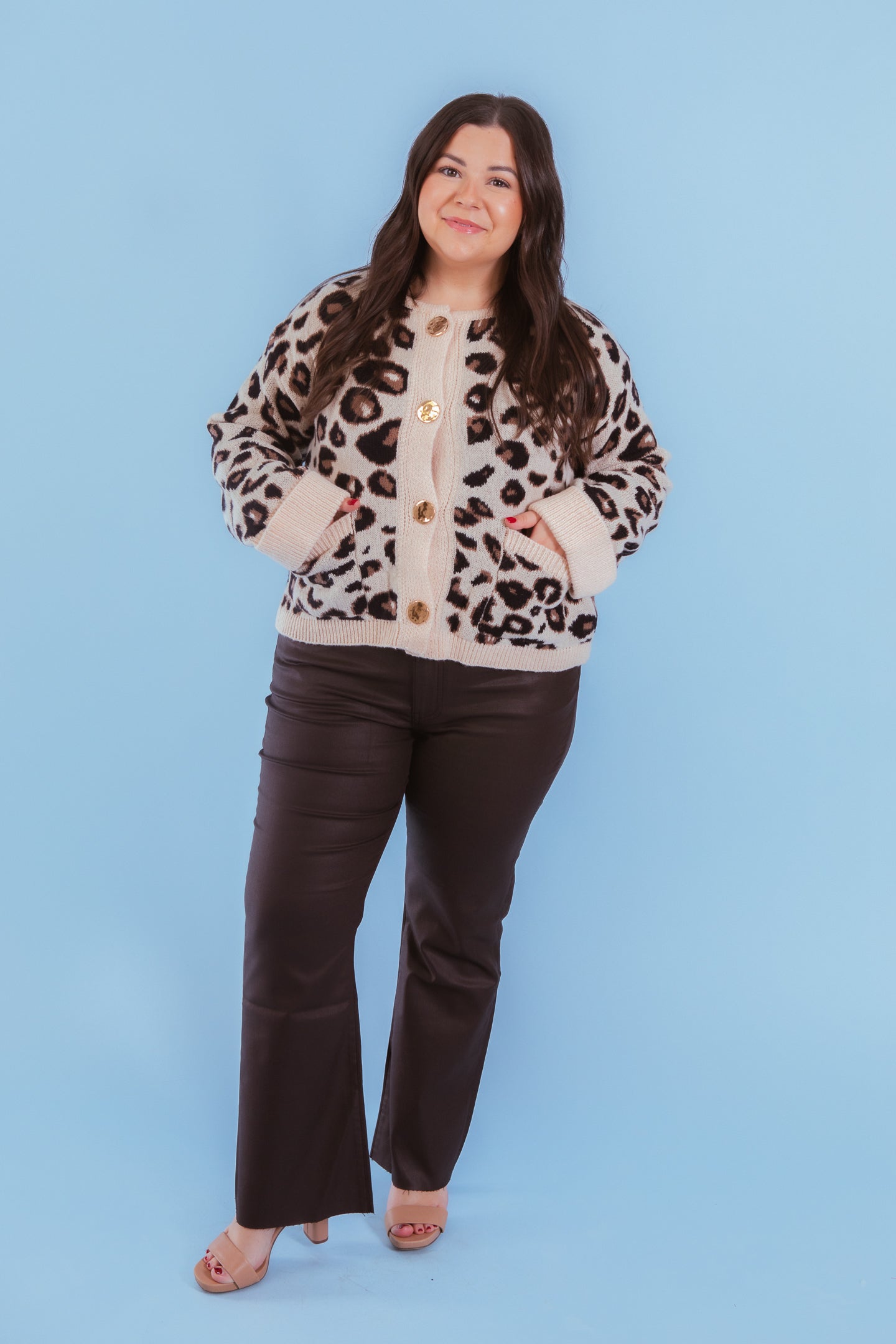 Wildly Chic Leopard Print Cardigan
