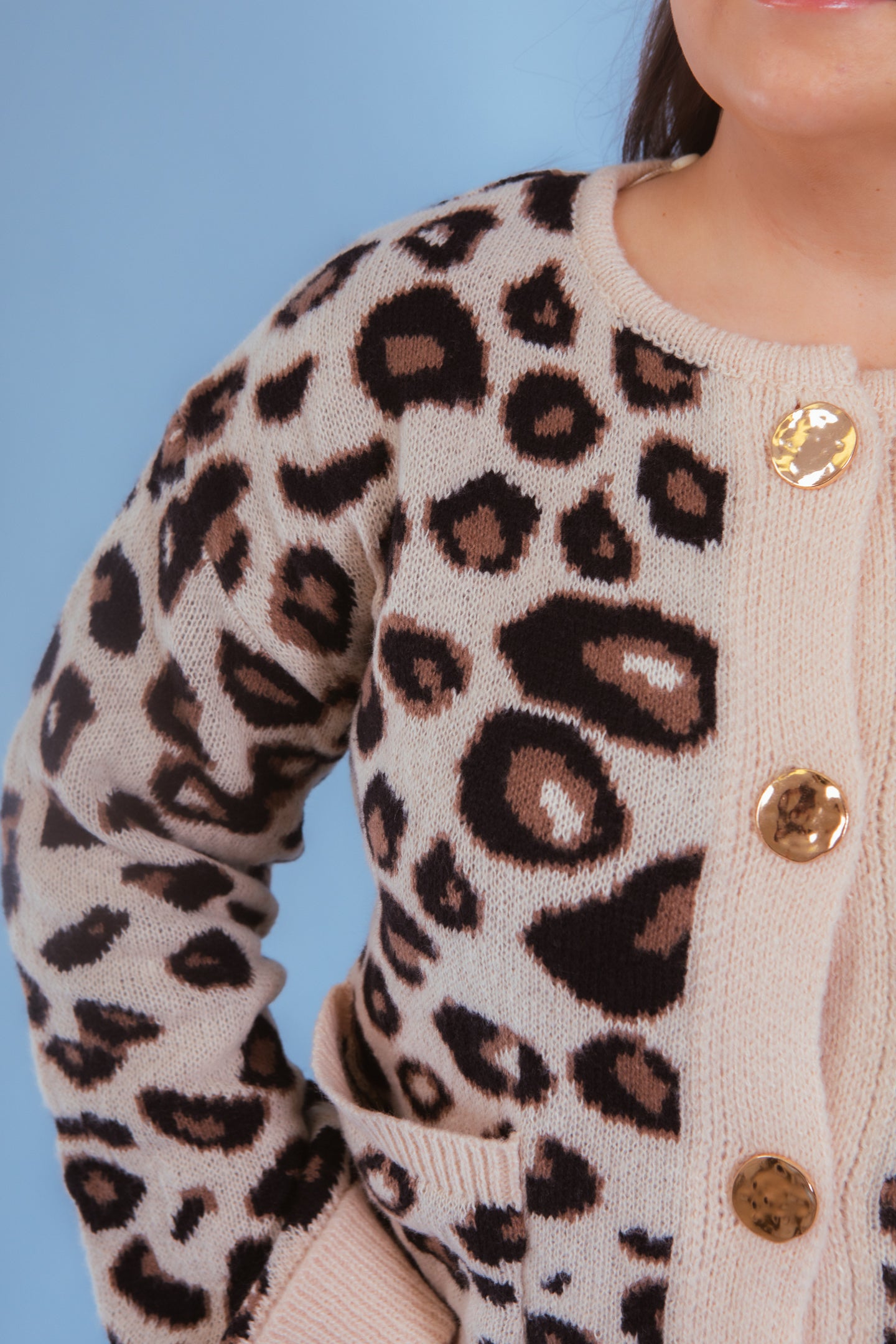 Wildly Chic Leopard Print Cardigan