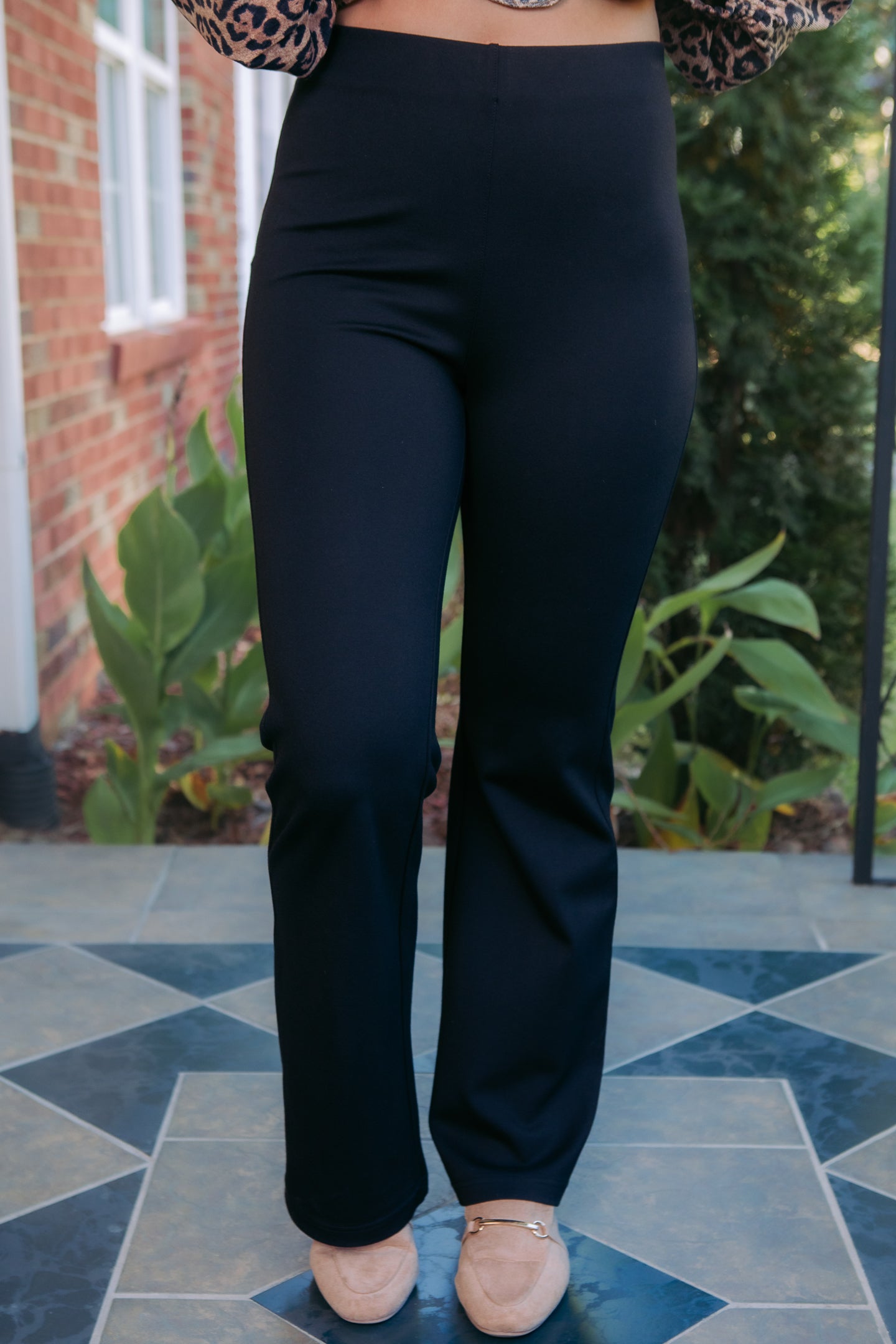 Lior | Steffi Black Ponte Pants