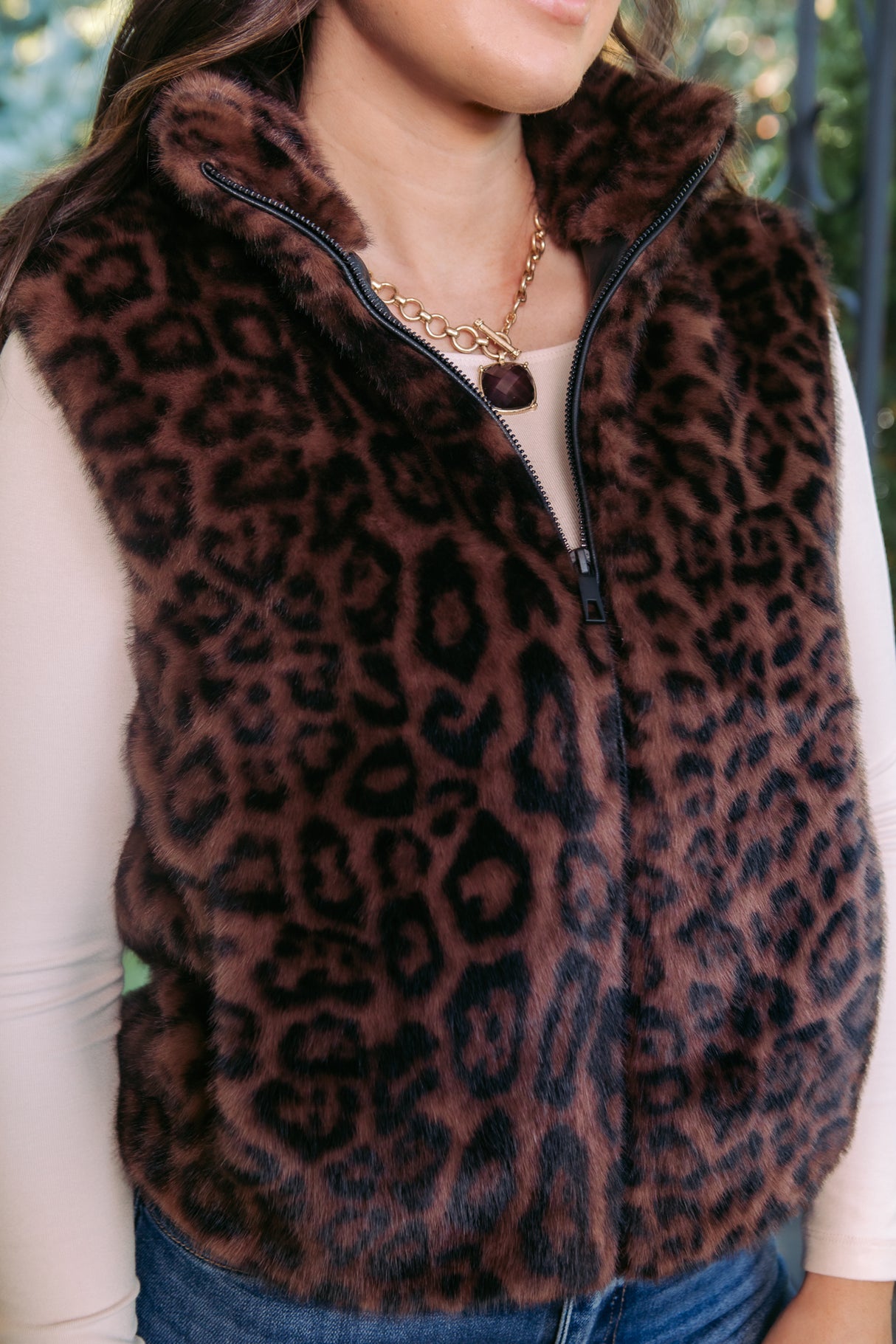 Renuar | Wild Elegance Faux Fur Vest