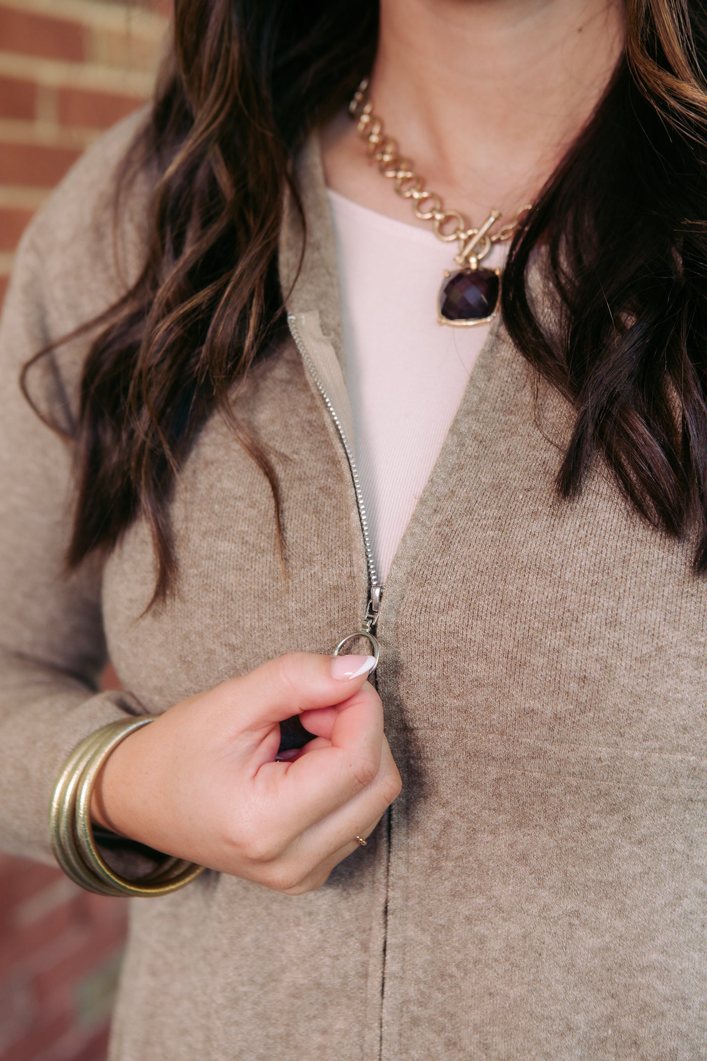 Heavenly-Luxe Zip Front Hooded Cardigan with Pockets