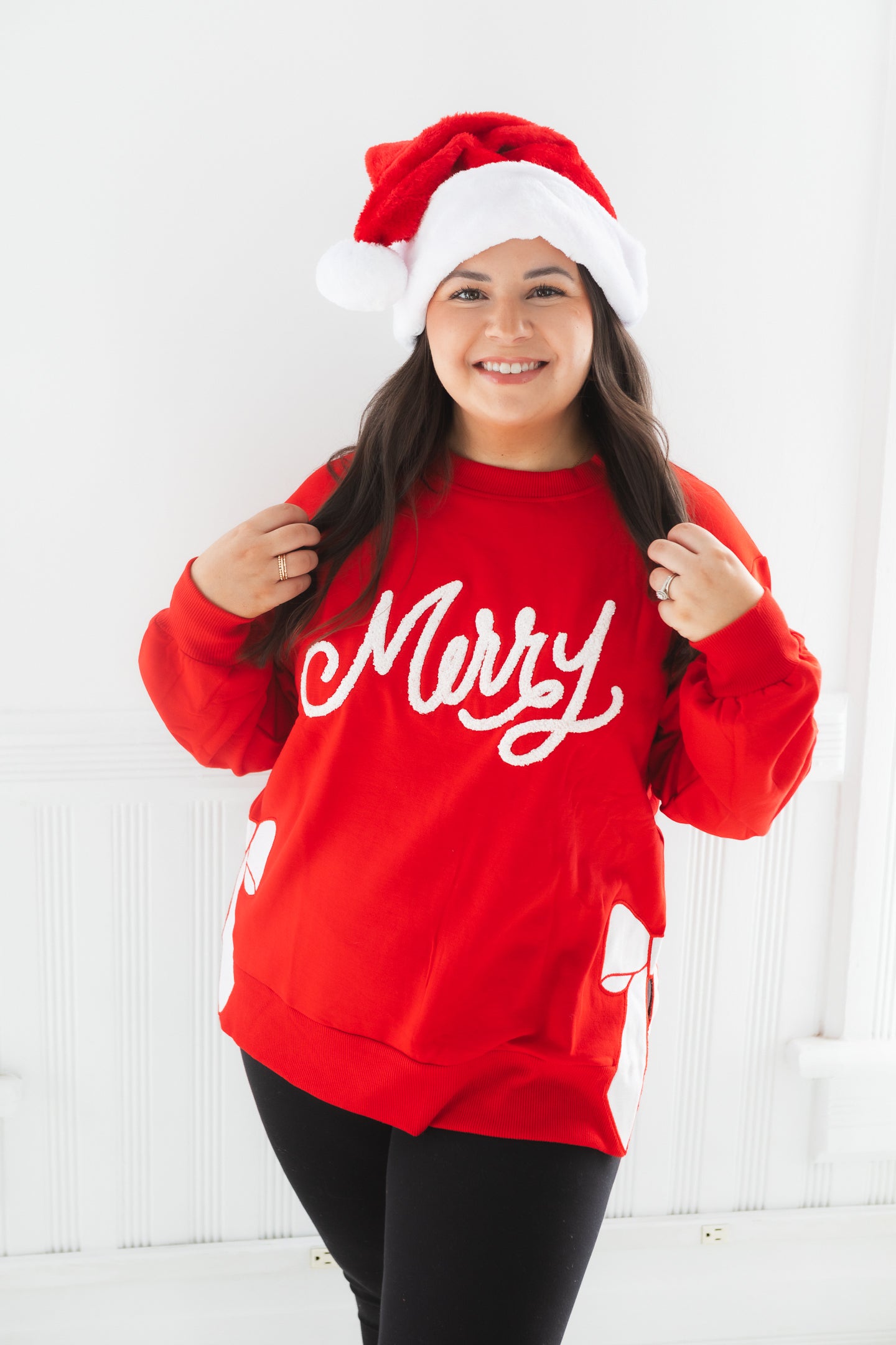 Mary Square | Lakelyn Merry Bow Sweatshirt