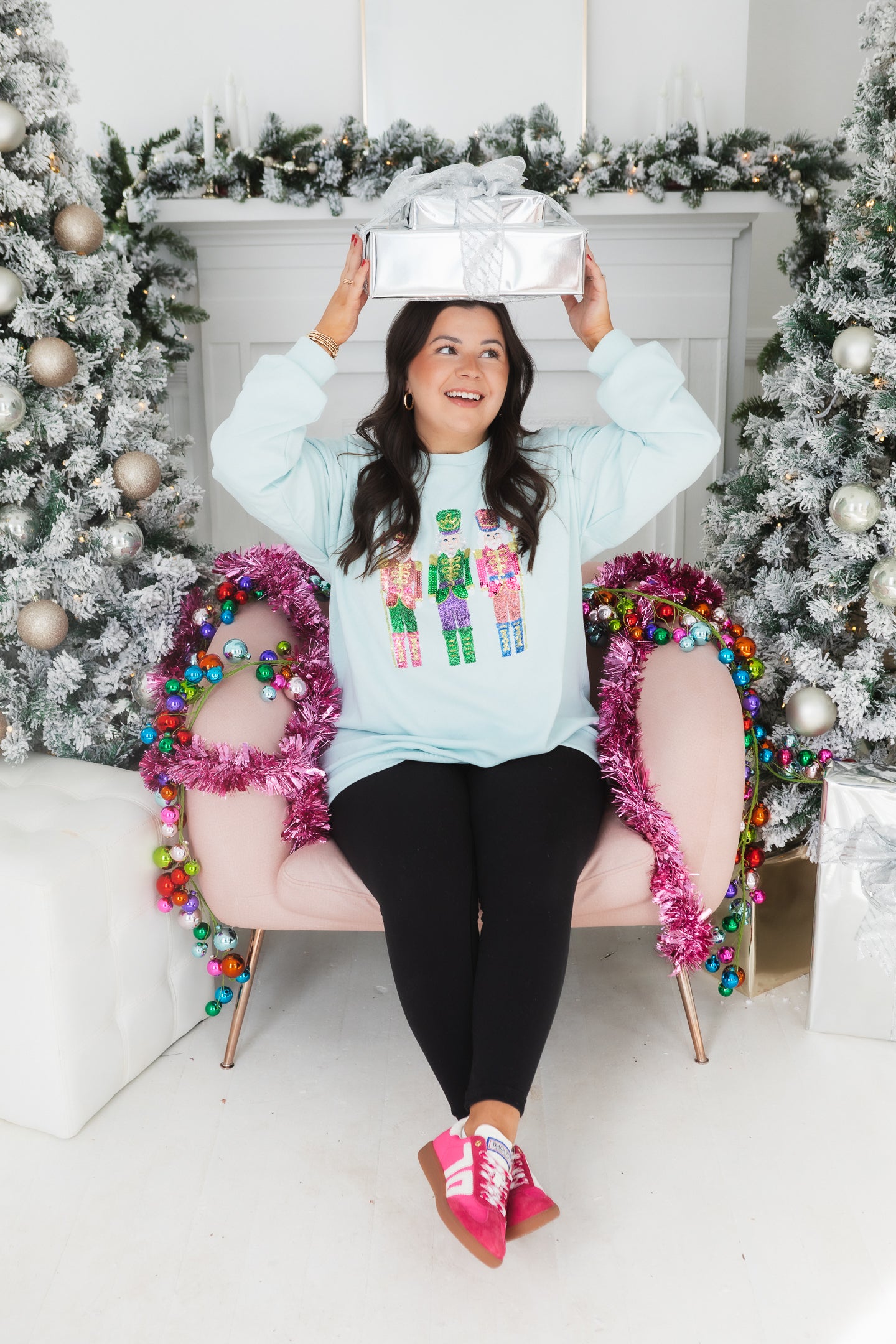 The Royal Standard | Candy Nutcracker Sequin Sweatshirt