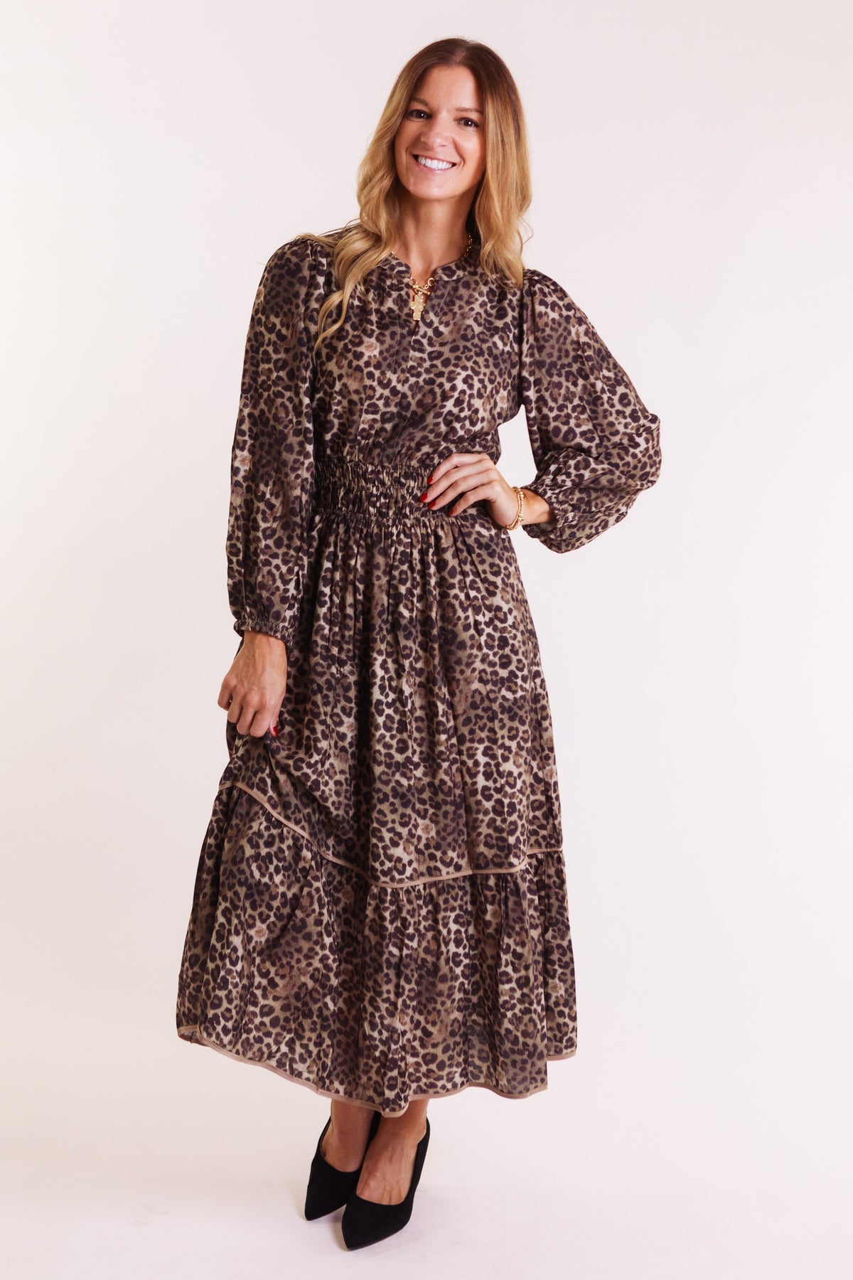 Wildflower Leopard Dress