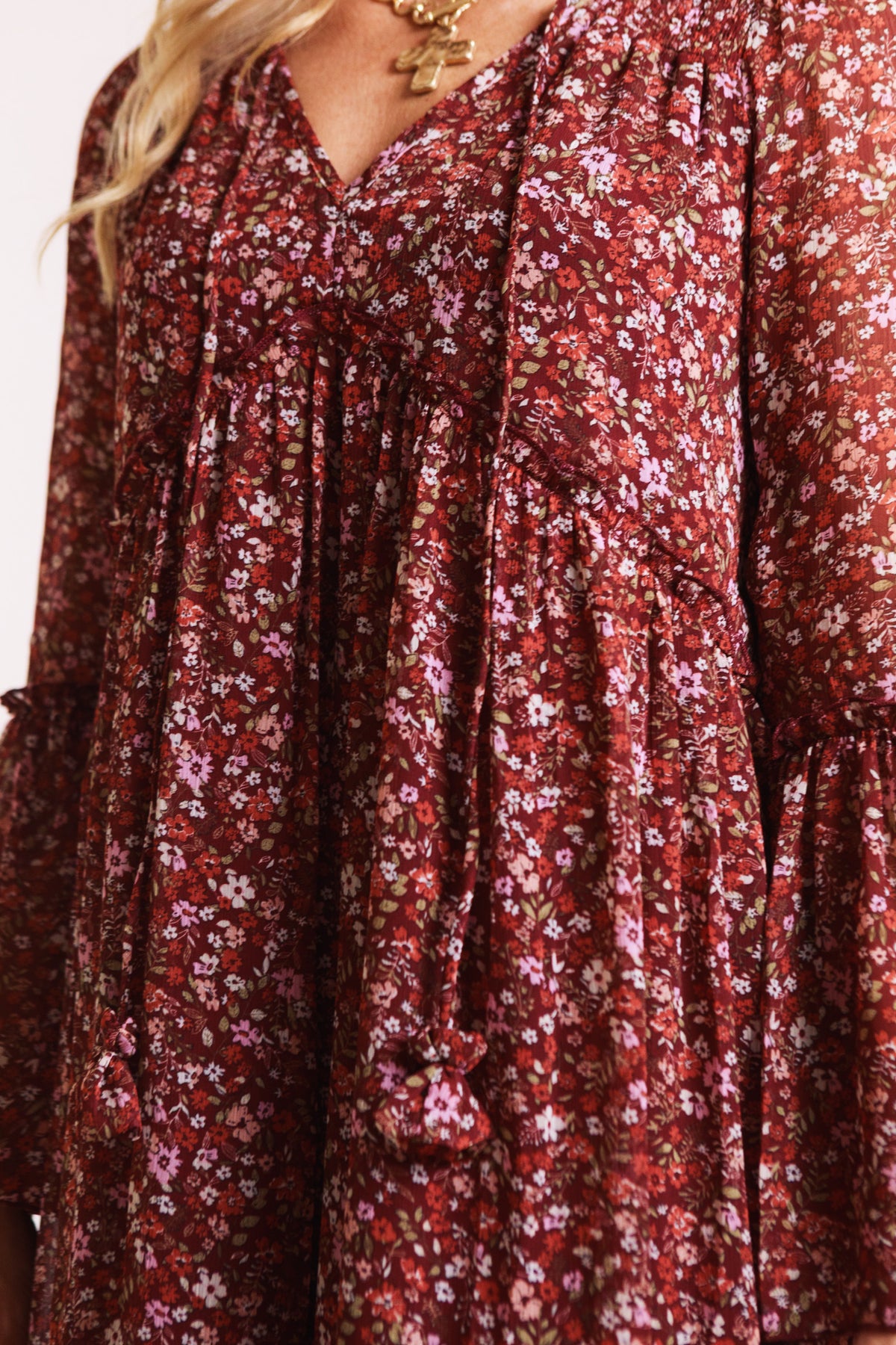 The Elara Floral Midi