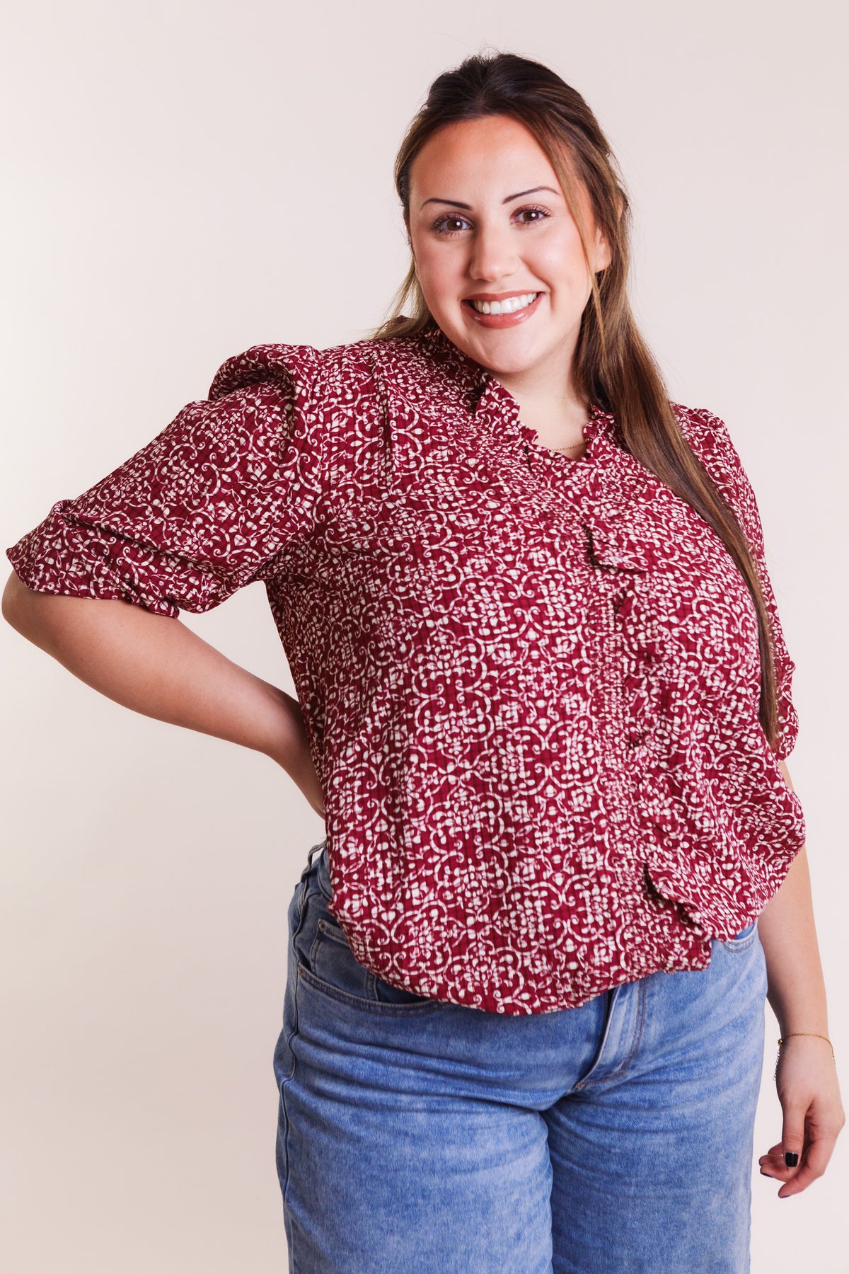 The Bridget Printed Blouse