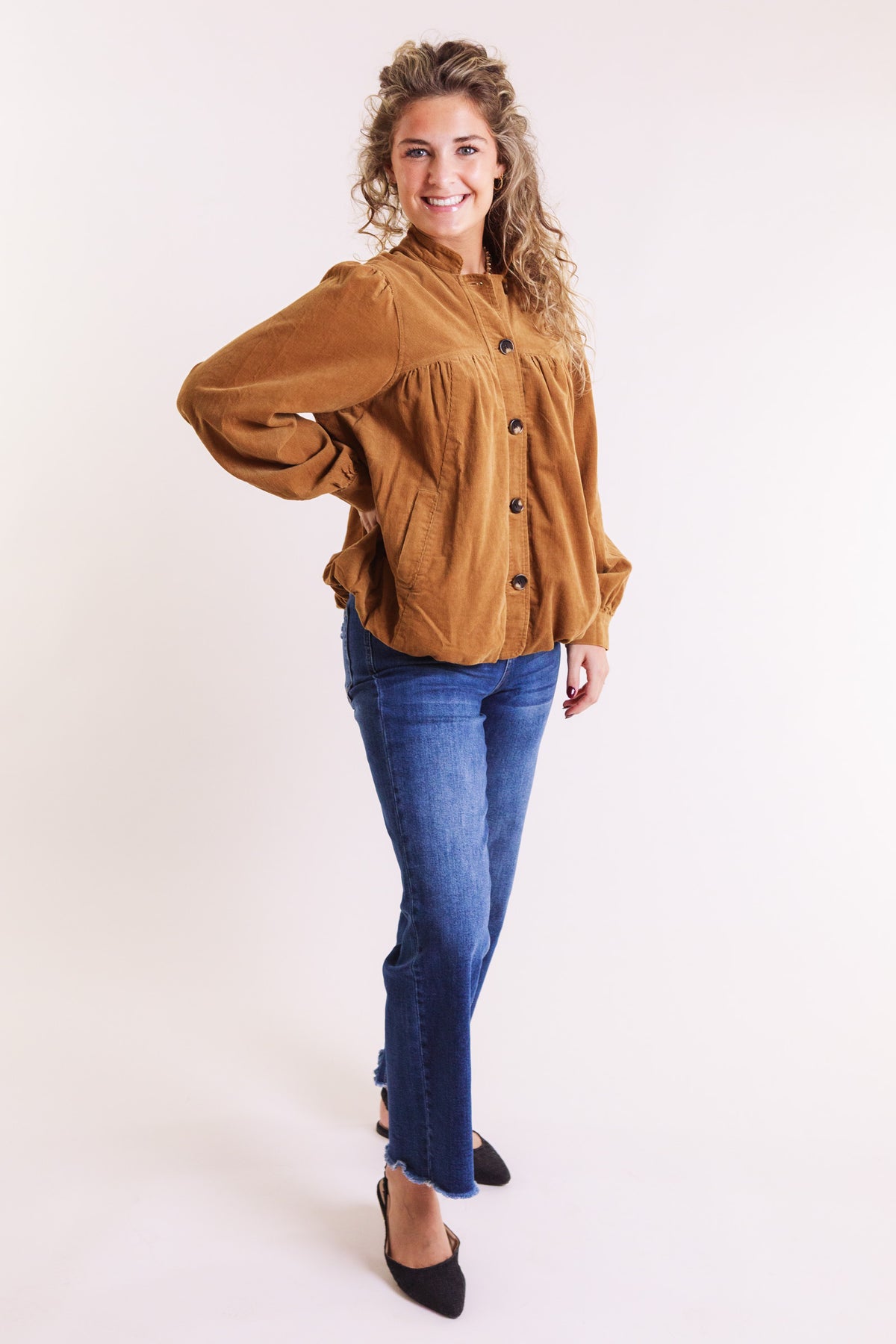 The Renée Button Down Blouse
