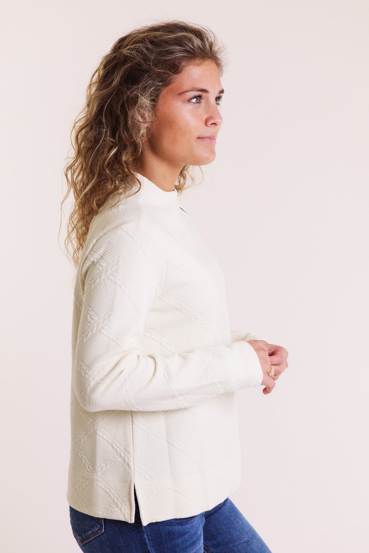 The Calla Textured Pullover