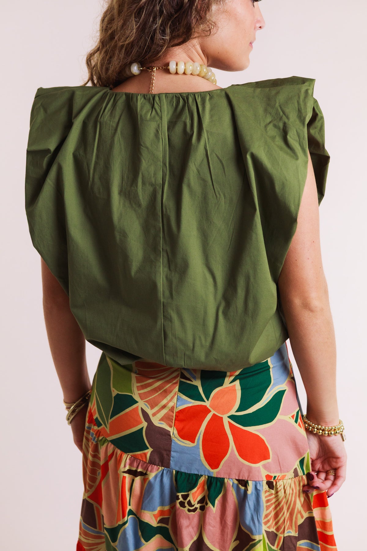 The Brielle Olive Top