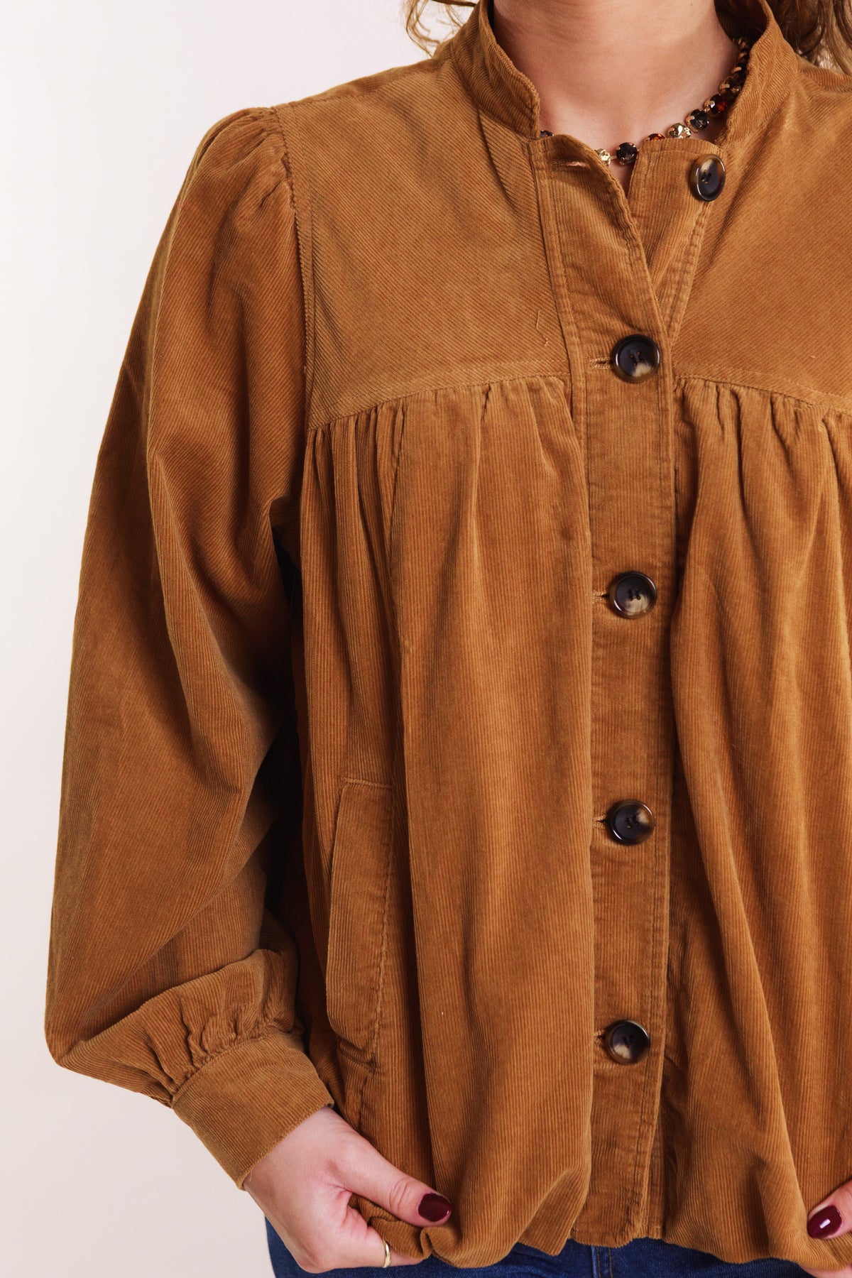 The Renée Button Down Blouse
