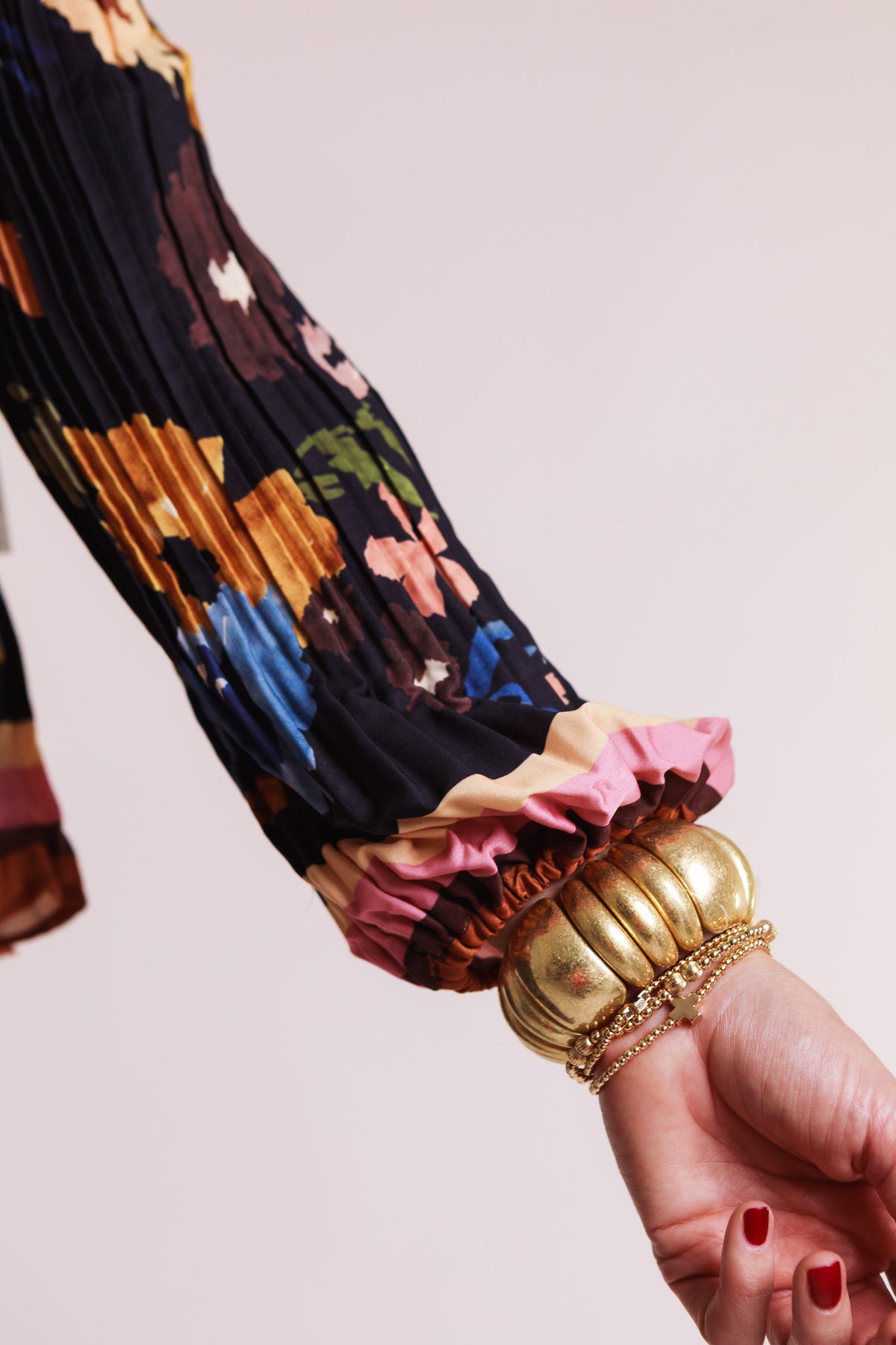 The Delaney Pleated Top