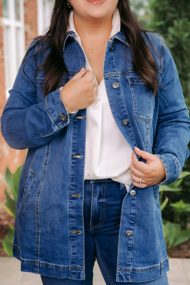 Habitat | Stretch Denim Boyfriend Jacket