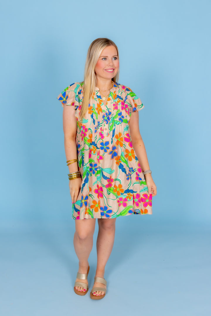 The Peach Blossom Dress