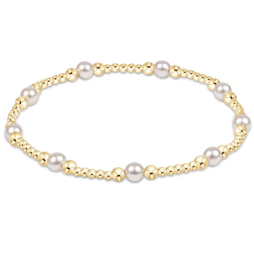 Enewton | Classic Purpose Pattern 4mm Bead Bracelet - Pearl