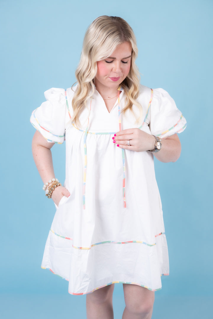 The Rainbow Breeze Mini Dress