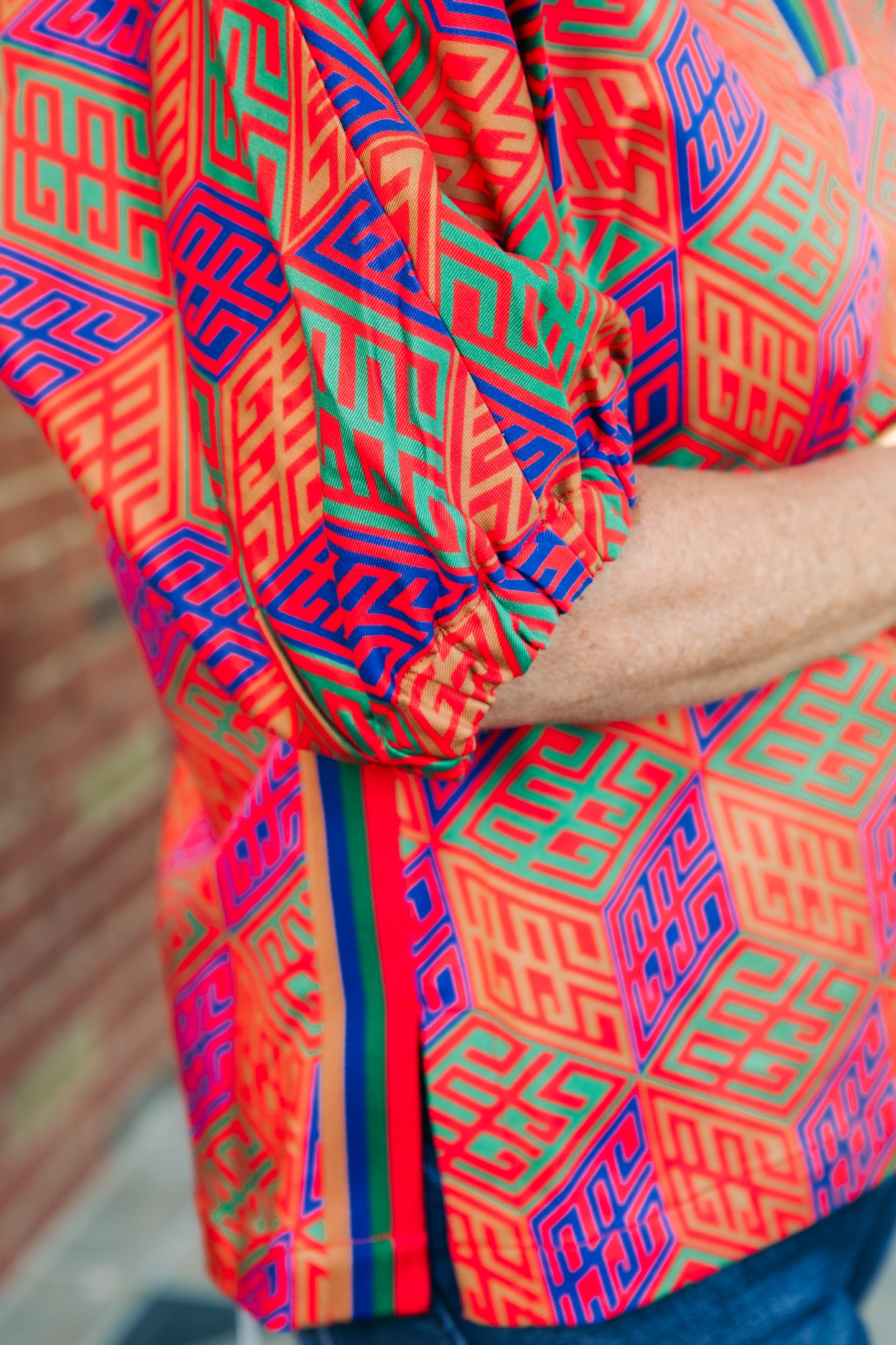 Emily McCarthy | Poppy Top in Vintage Monogram