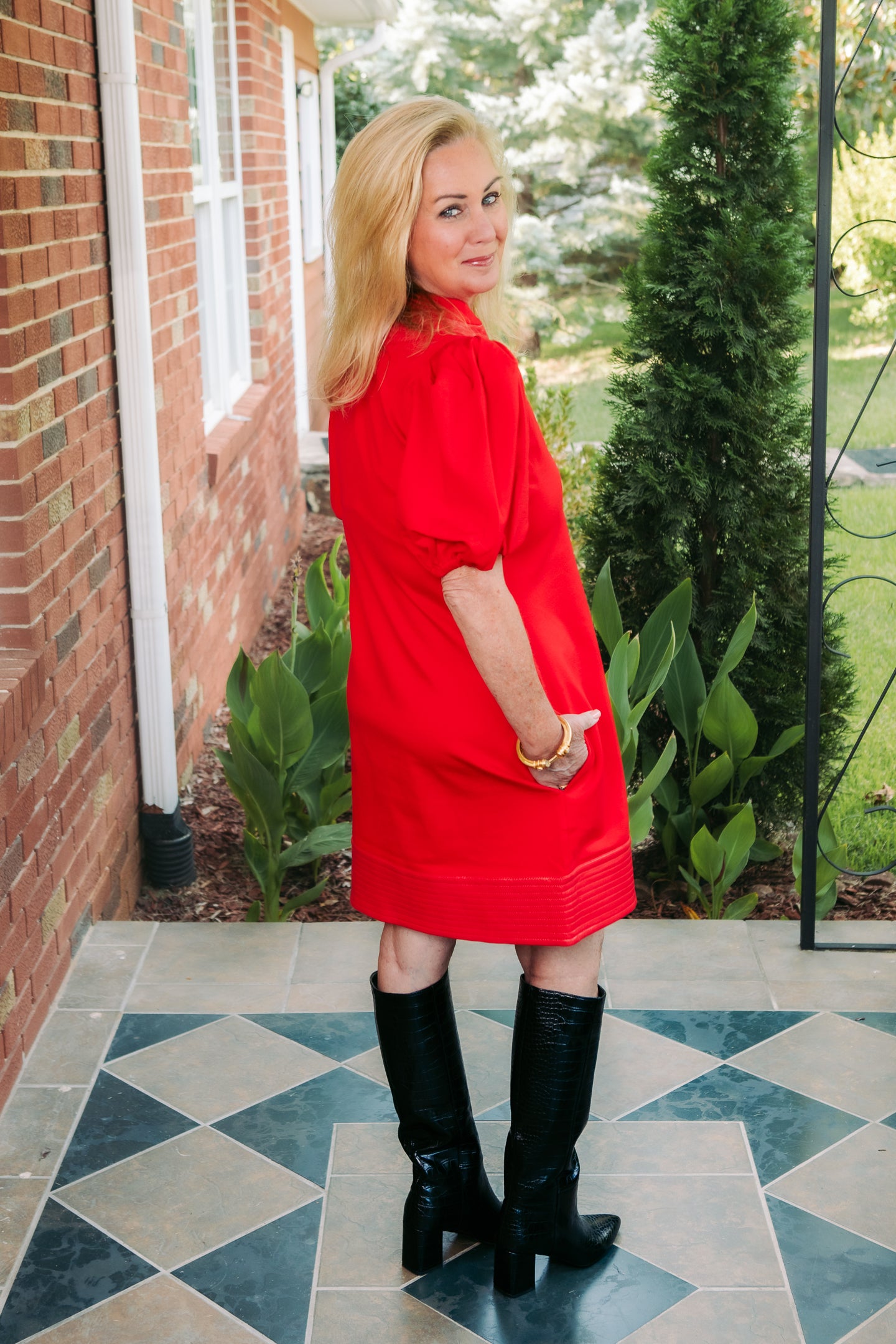 Emily McCarthy | Hampton Mini in High Risk Red