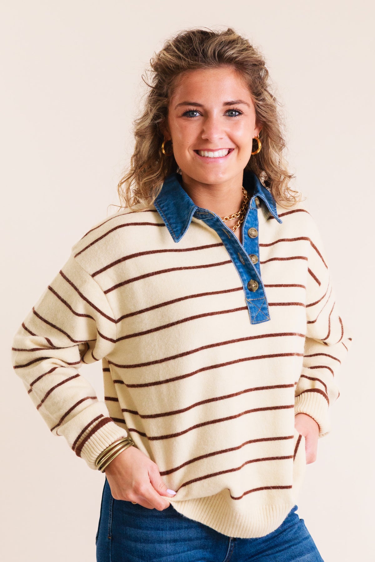 The Arden Striped Sweater