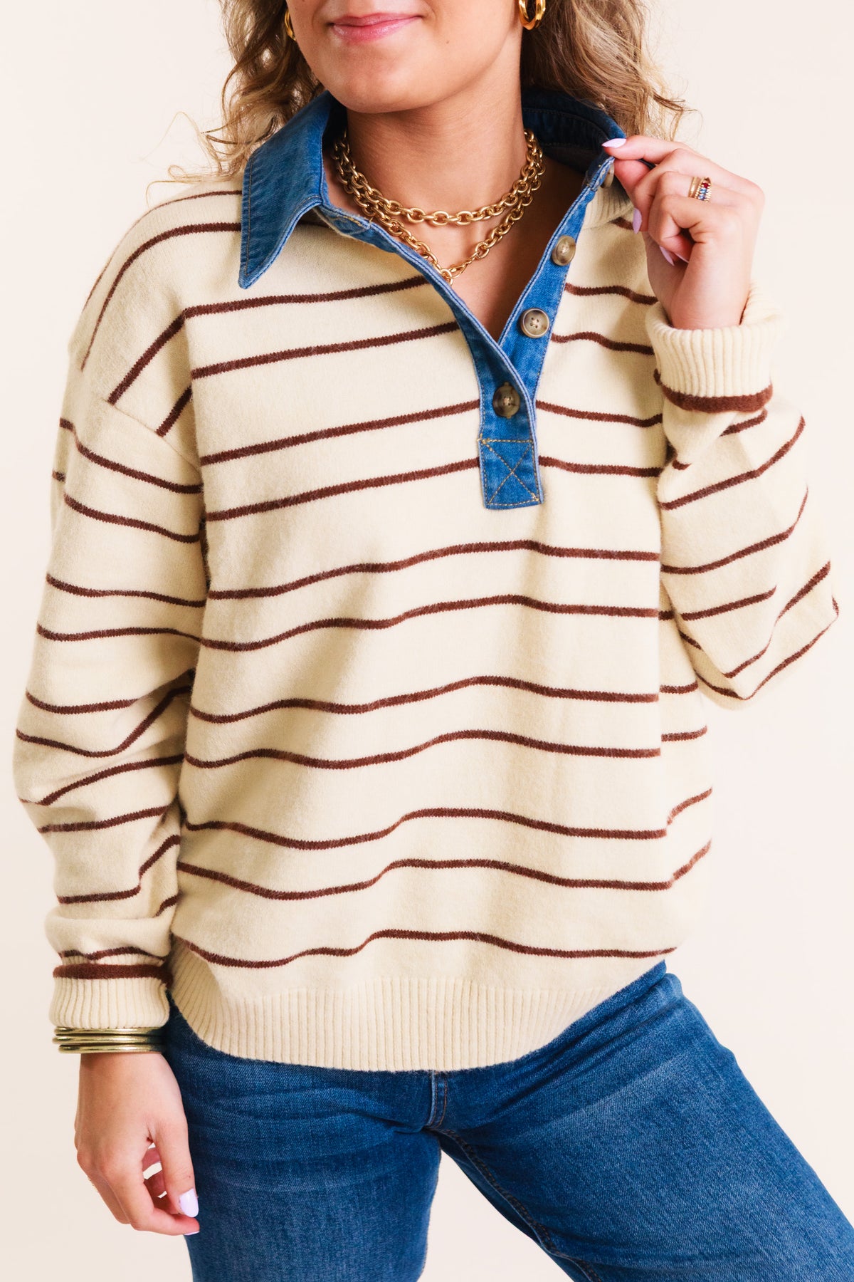 The Arden Striped Sweater