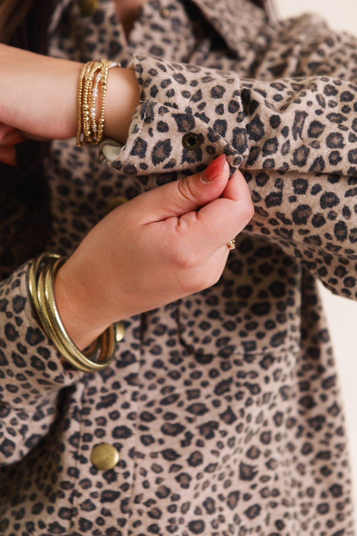 The Josie Leopard Shirt Jacket