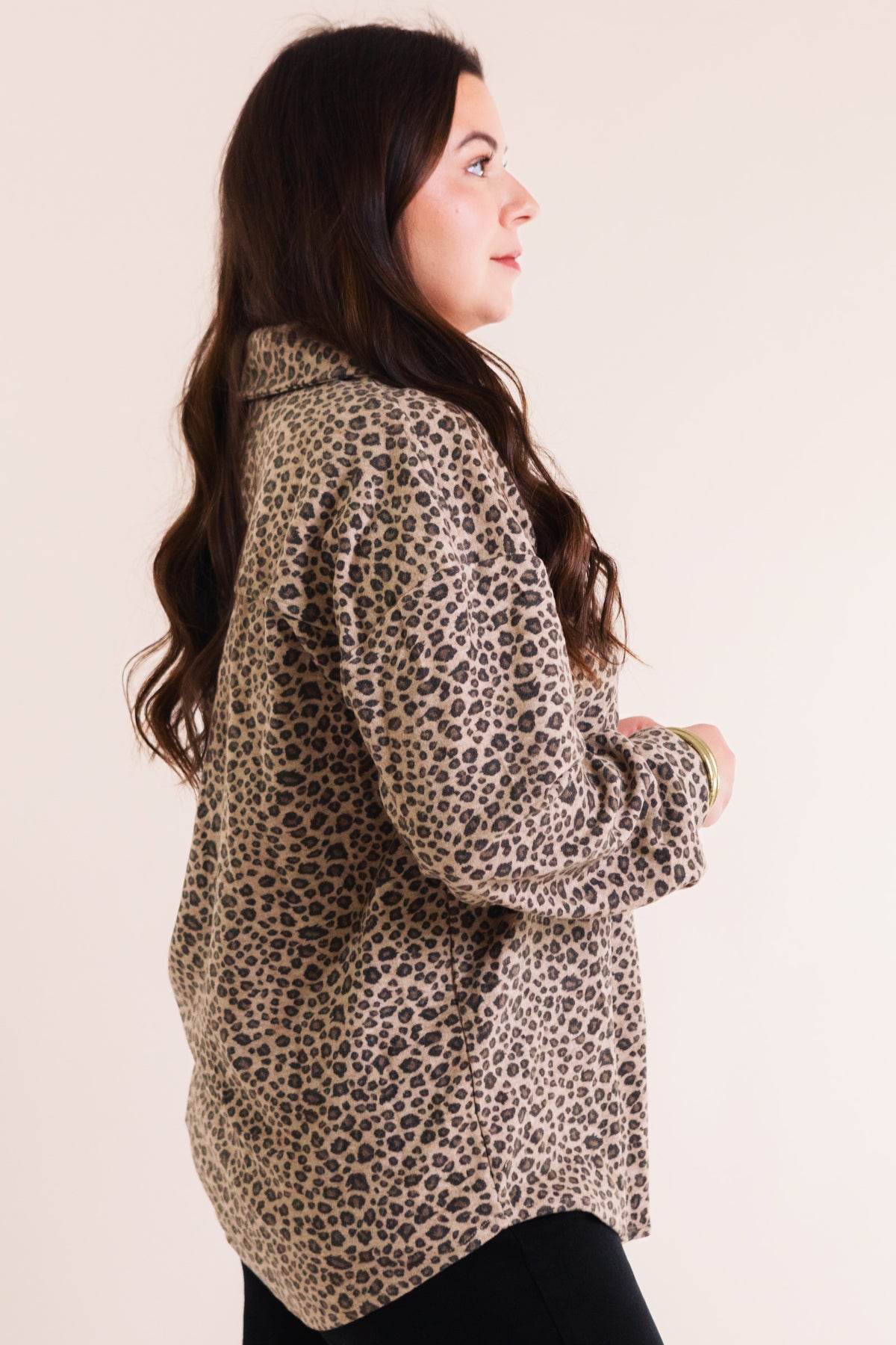 The Josie Leopard Shirt Jacket