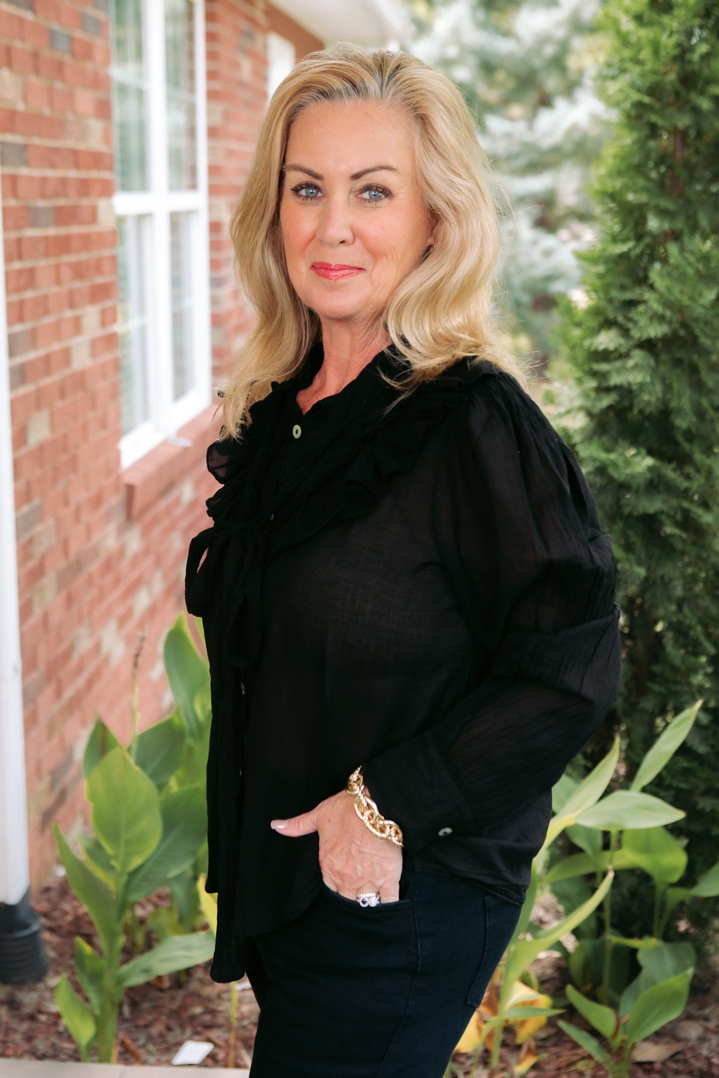 Cobblestone Apparel | Gianna Cotton Blouse