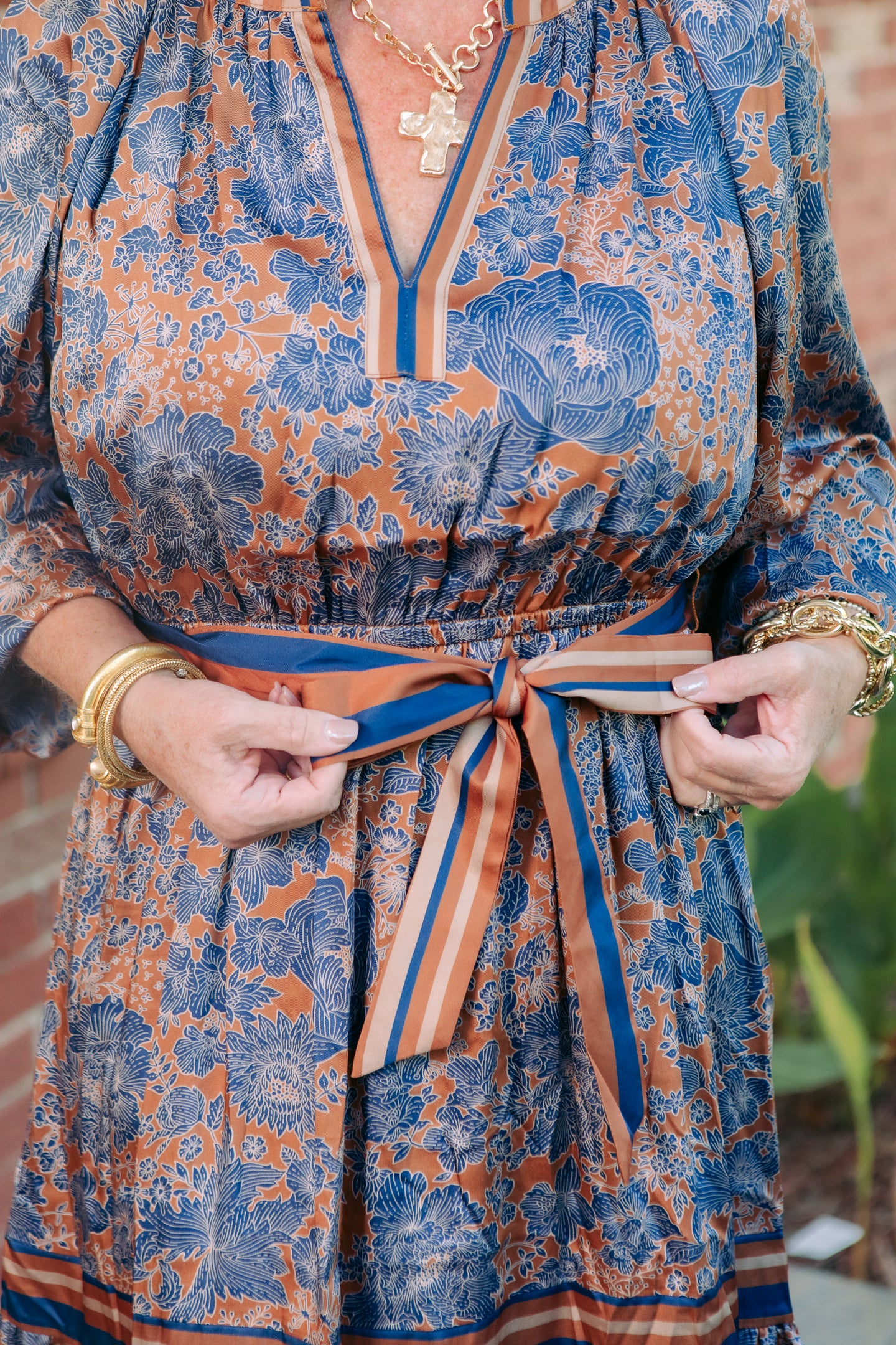 The Autumn Bloom Midi Dress