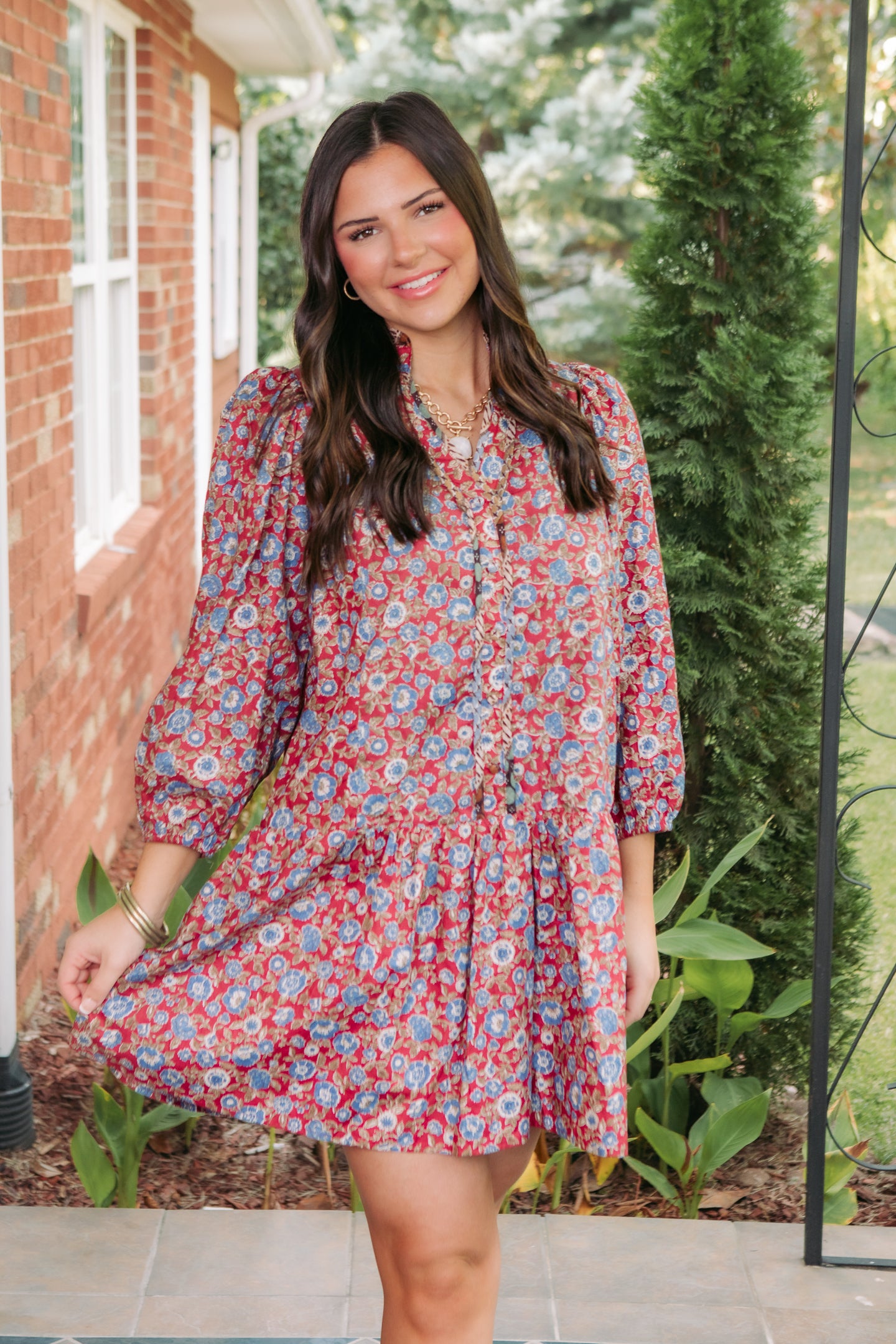 The Mixed Mini Dress