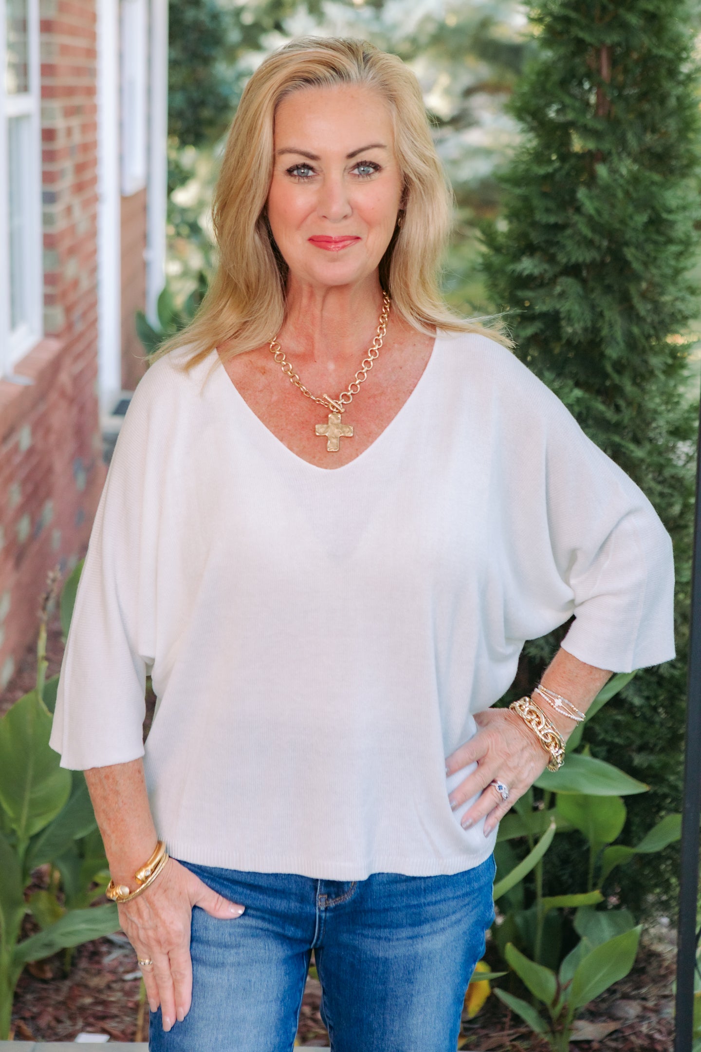 Cobblestone Apparel | Esma Knit Top