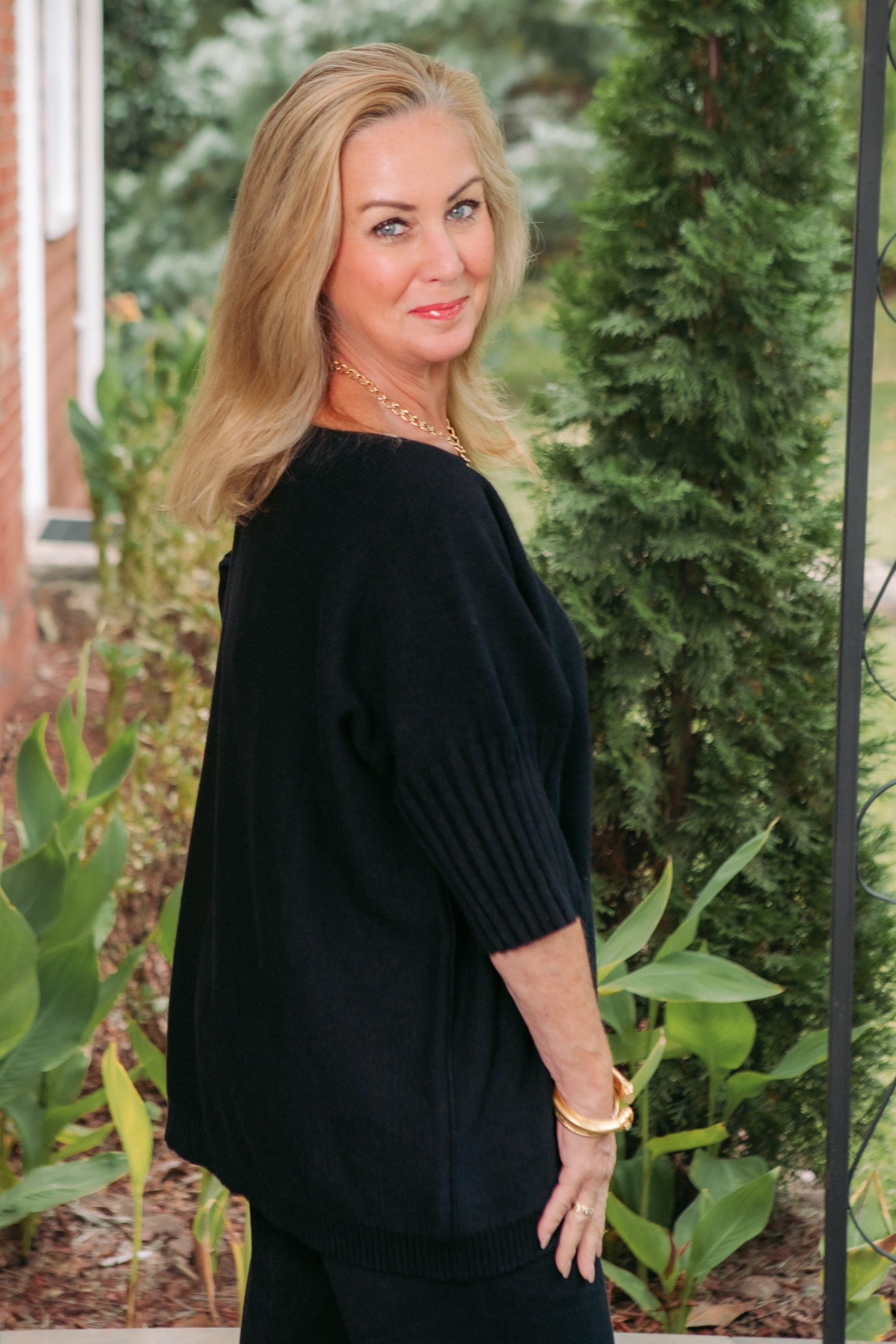 Cobblestone Apparel | Caterina Short Sleeve Knit Sweater