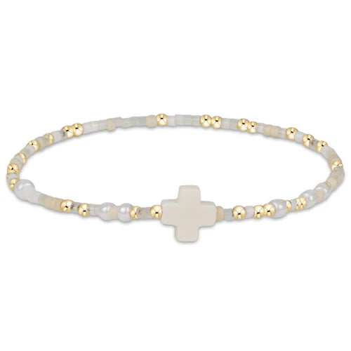 Enewton | Hope Unwritten Signature Cross Bracelet - Call Me on my Shellphone