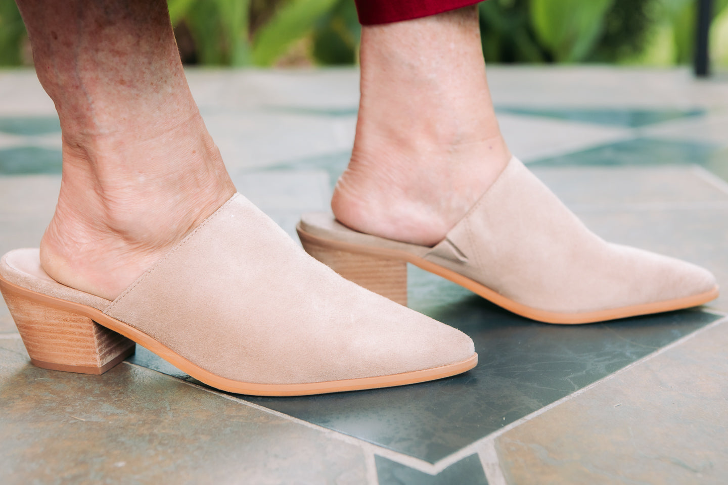 Chocolat Blu | Cellia in Latte Suede